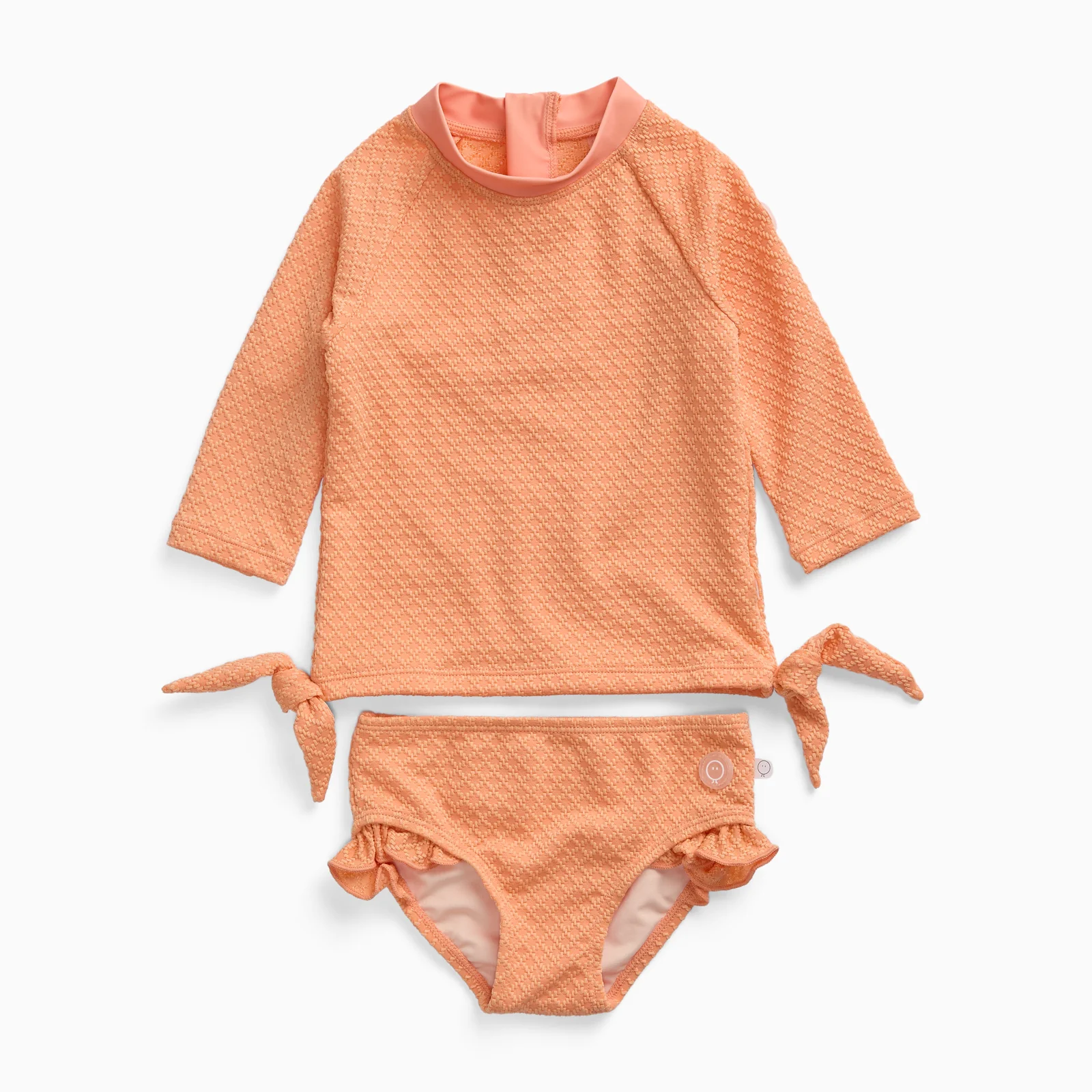 Coral Tide Rash Vest & Frilled Bottoms Swimsuit - Image 3