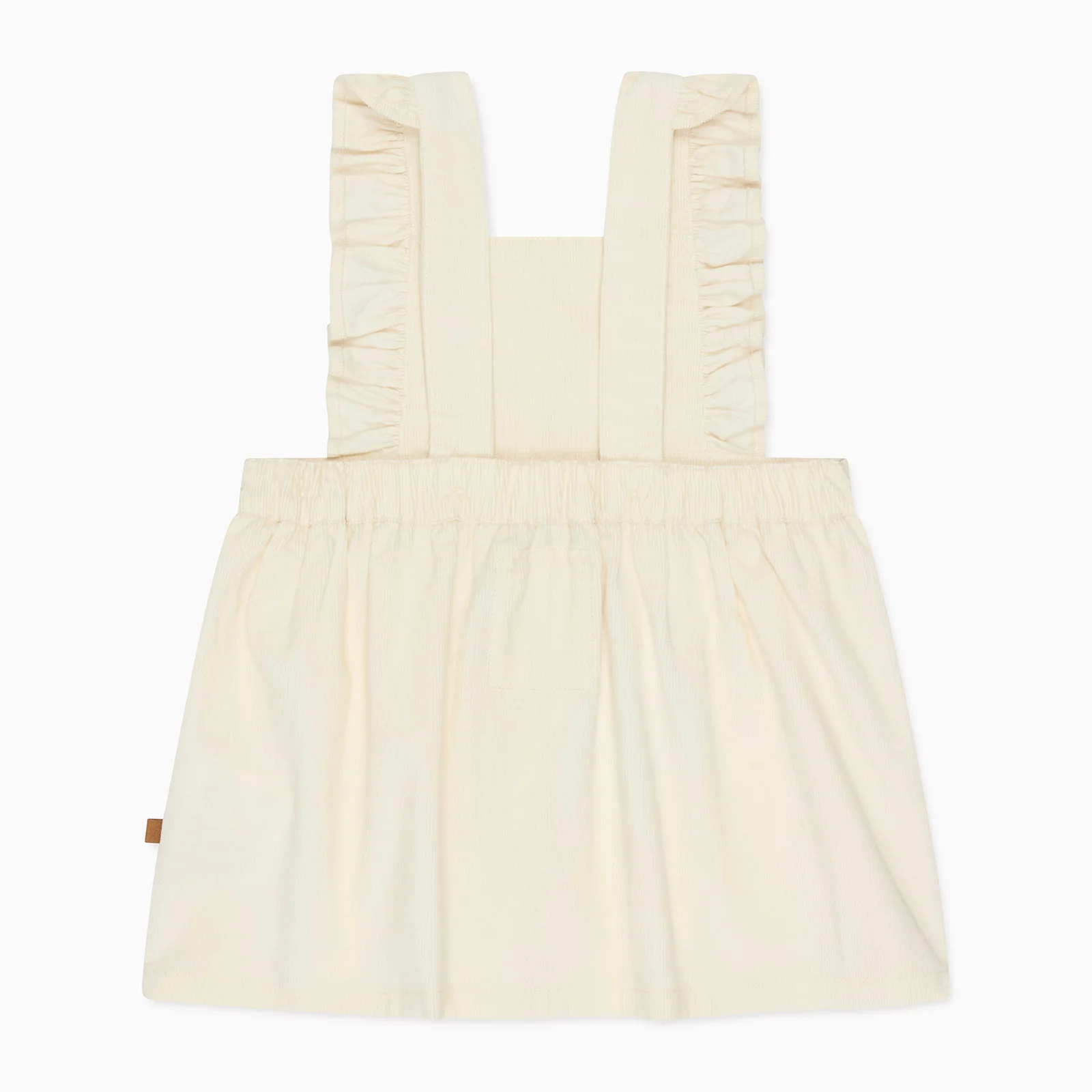 Corduroy Frilled Pinafore Dress - Image 5