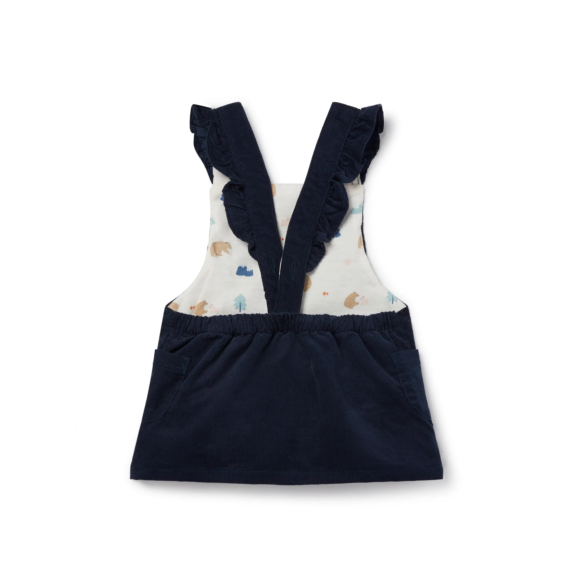 Corduroy Pinafore Dress - Image 2