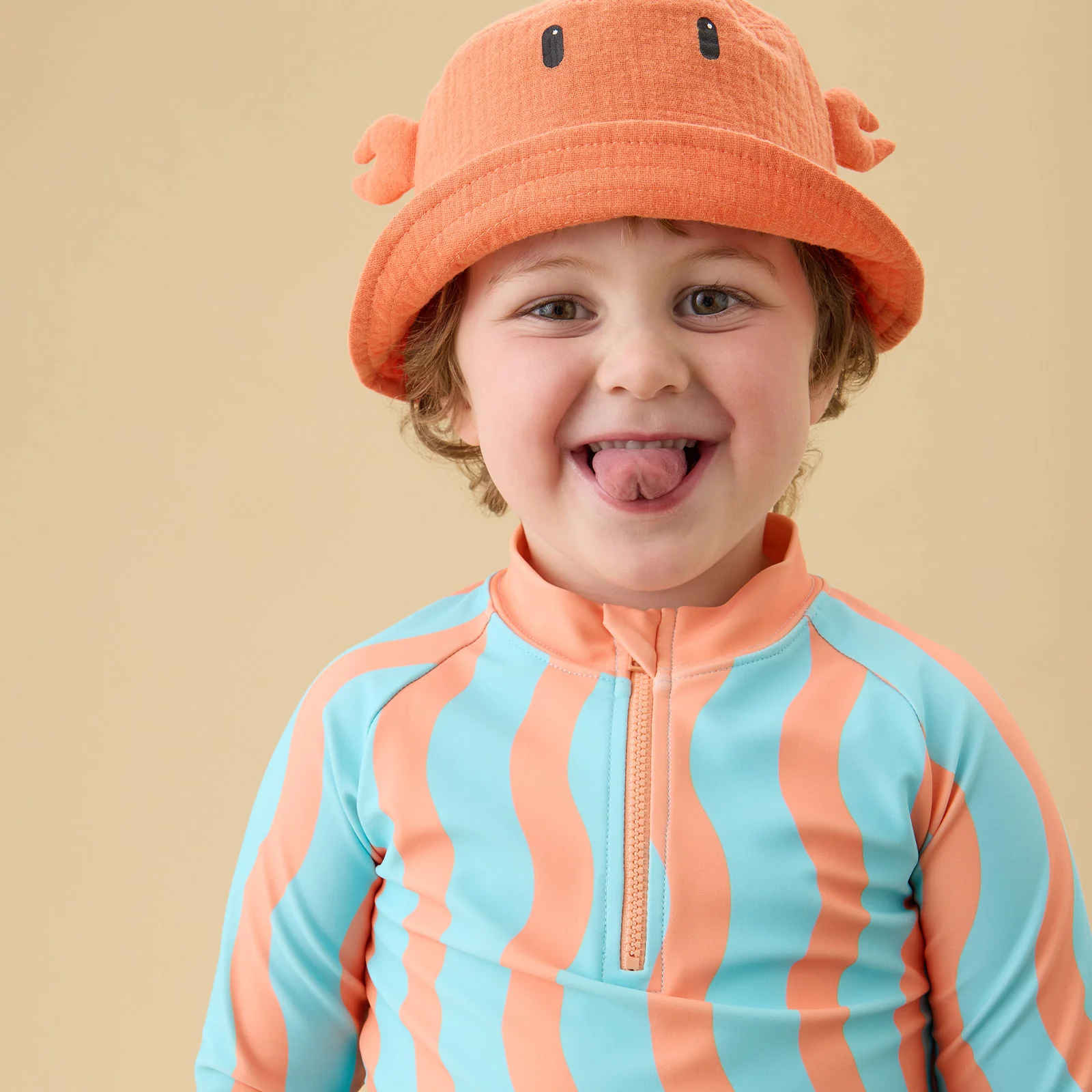 Crab Bucket Hat - Orange