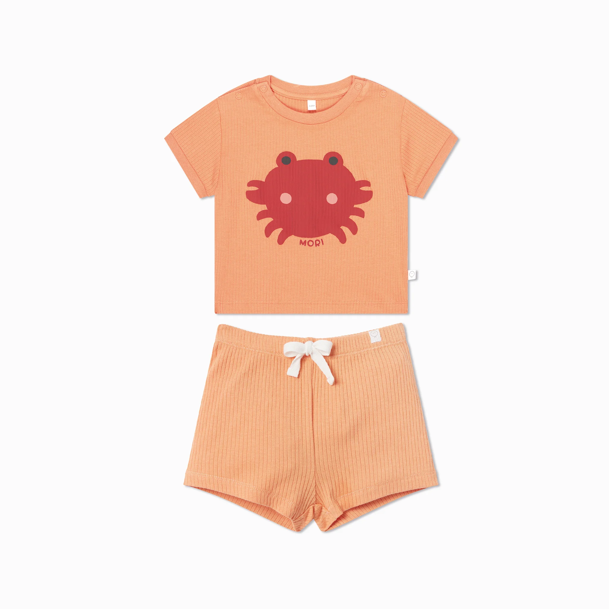 Crab Ribbed T-Shirt & Shorts Outfit - Image 2
