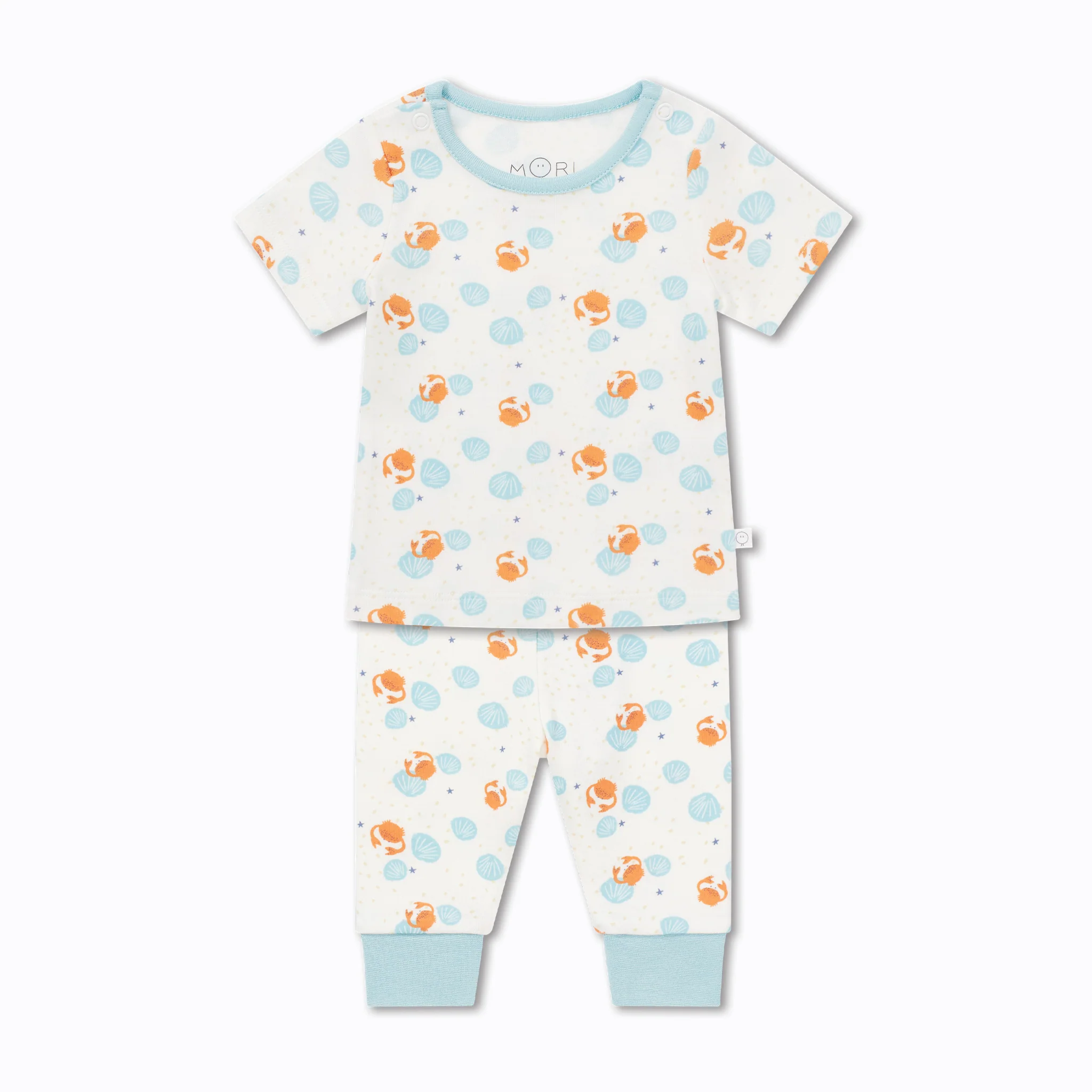 Crab & Shell Short Sleeve Pyjamas