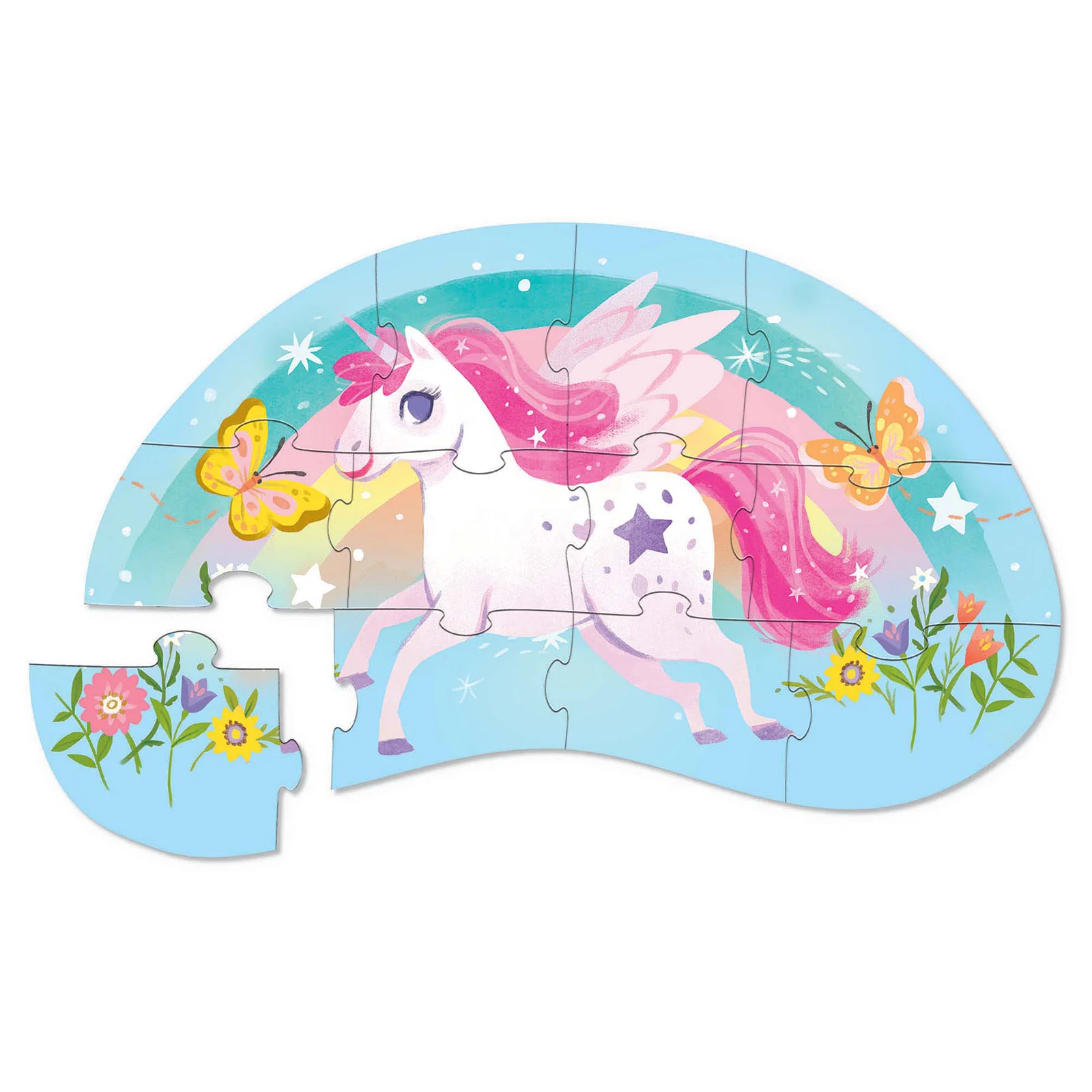 Crocodile Creek 12 Piece Puzzle Sweet Unicorn - Image 2