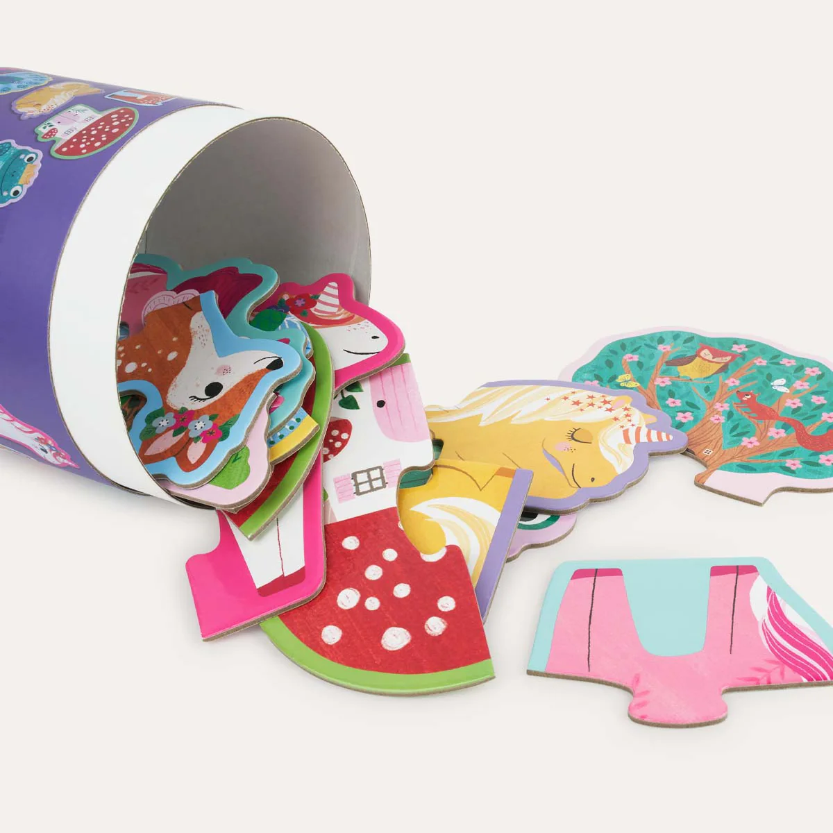 Crocodile Creek Let's Begin 2 Piece Puzzle Unicorn - Image 2