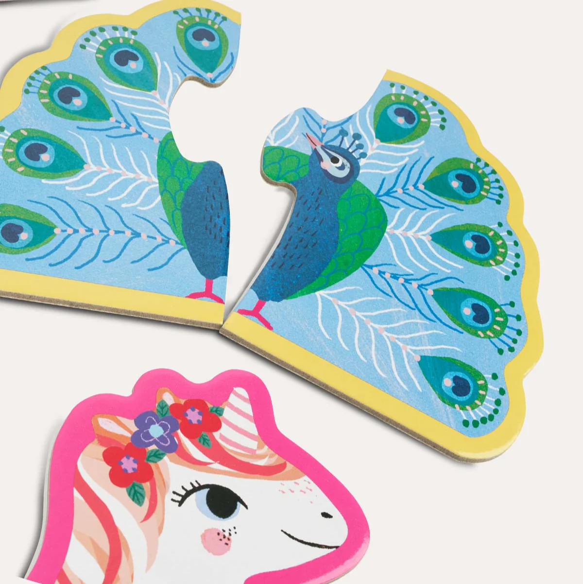 Crocodile Creek Let's Begin 2 Piece Puzzle Unicorn - Image 4