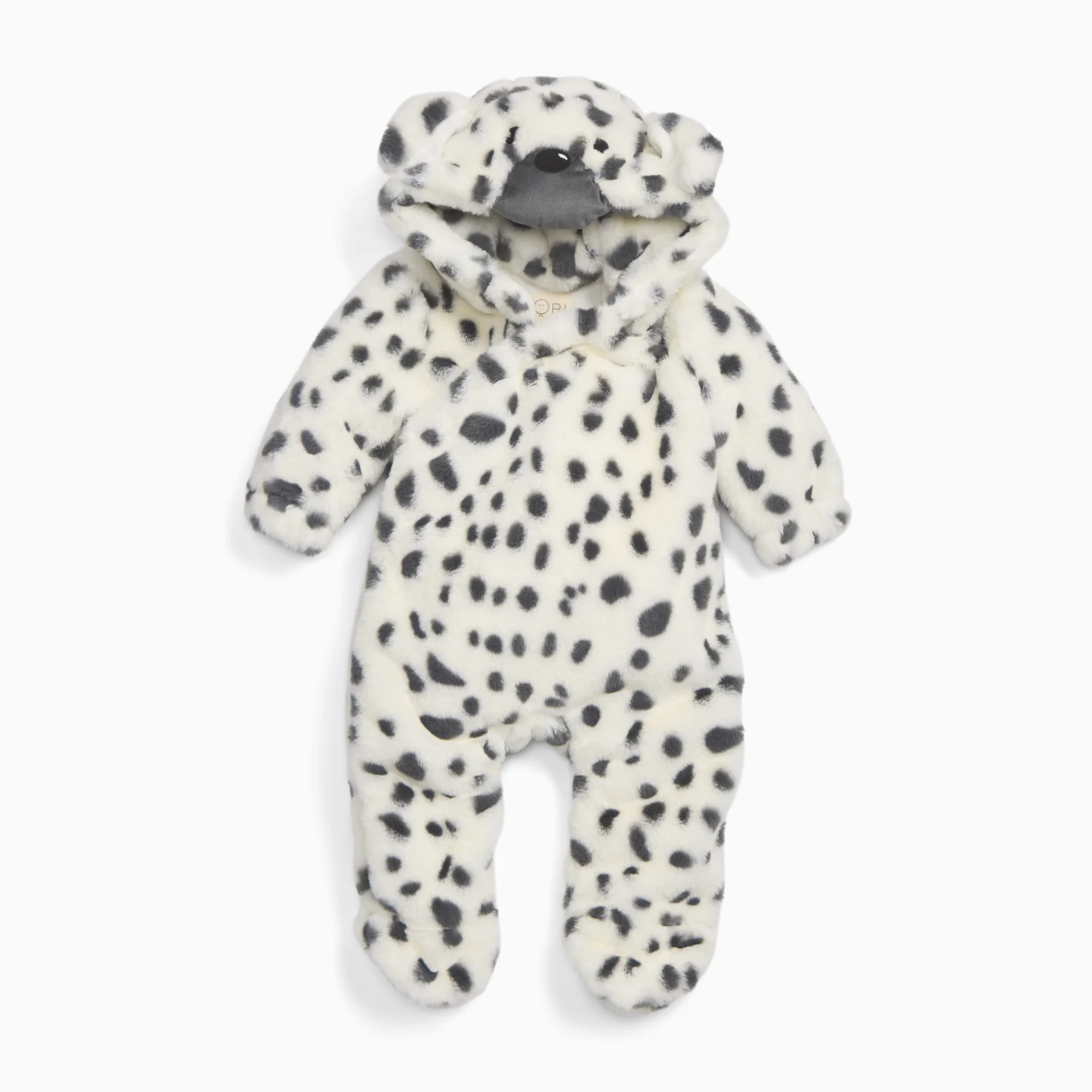 Dalmatian Faux Fur Pramsuit - Image 3