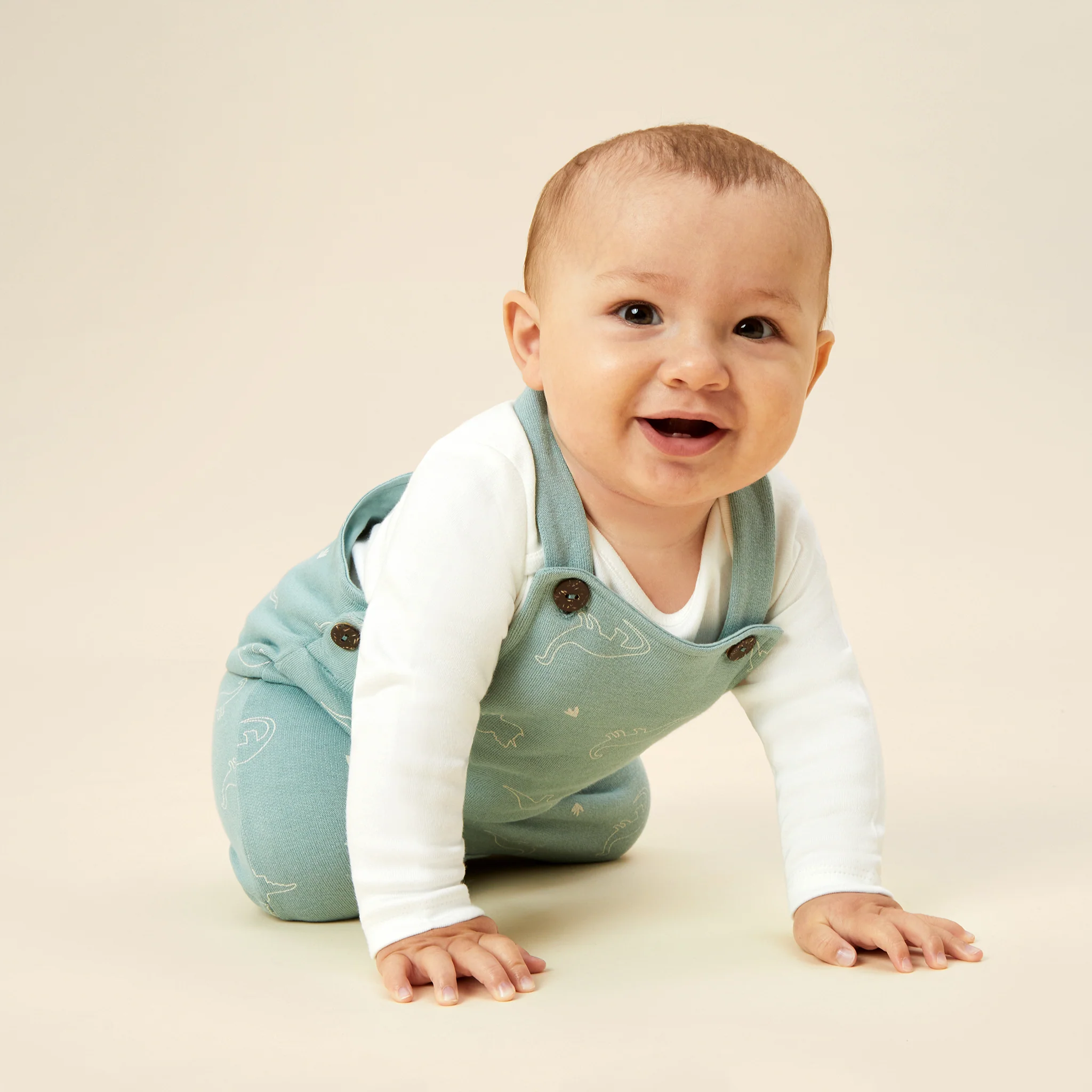 Dino Print Dungarees - Image 2