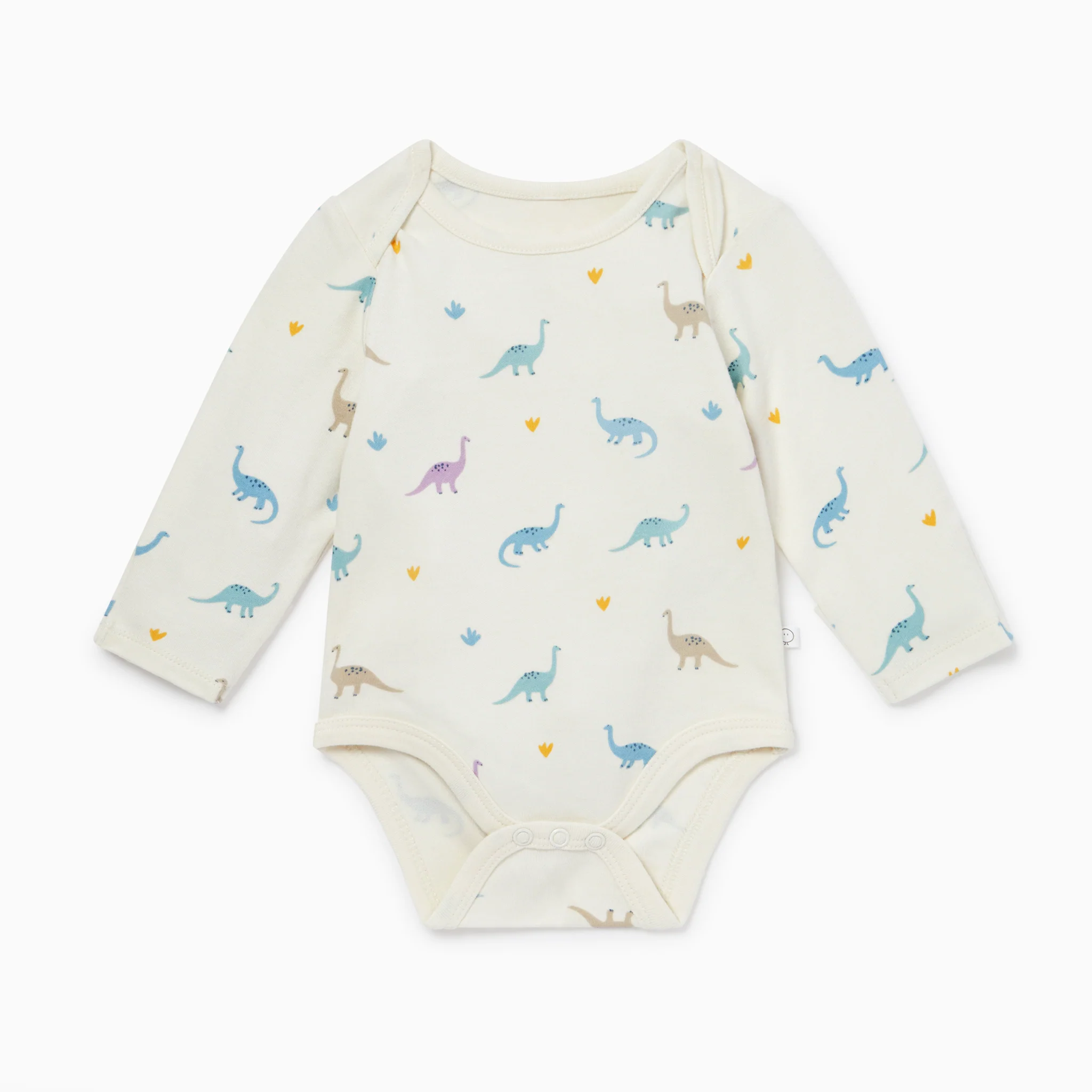 Dino Print Long Sleeve Bodysuit - Image 3