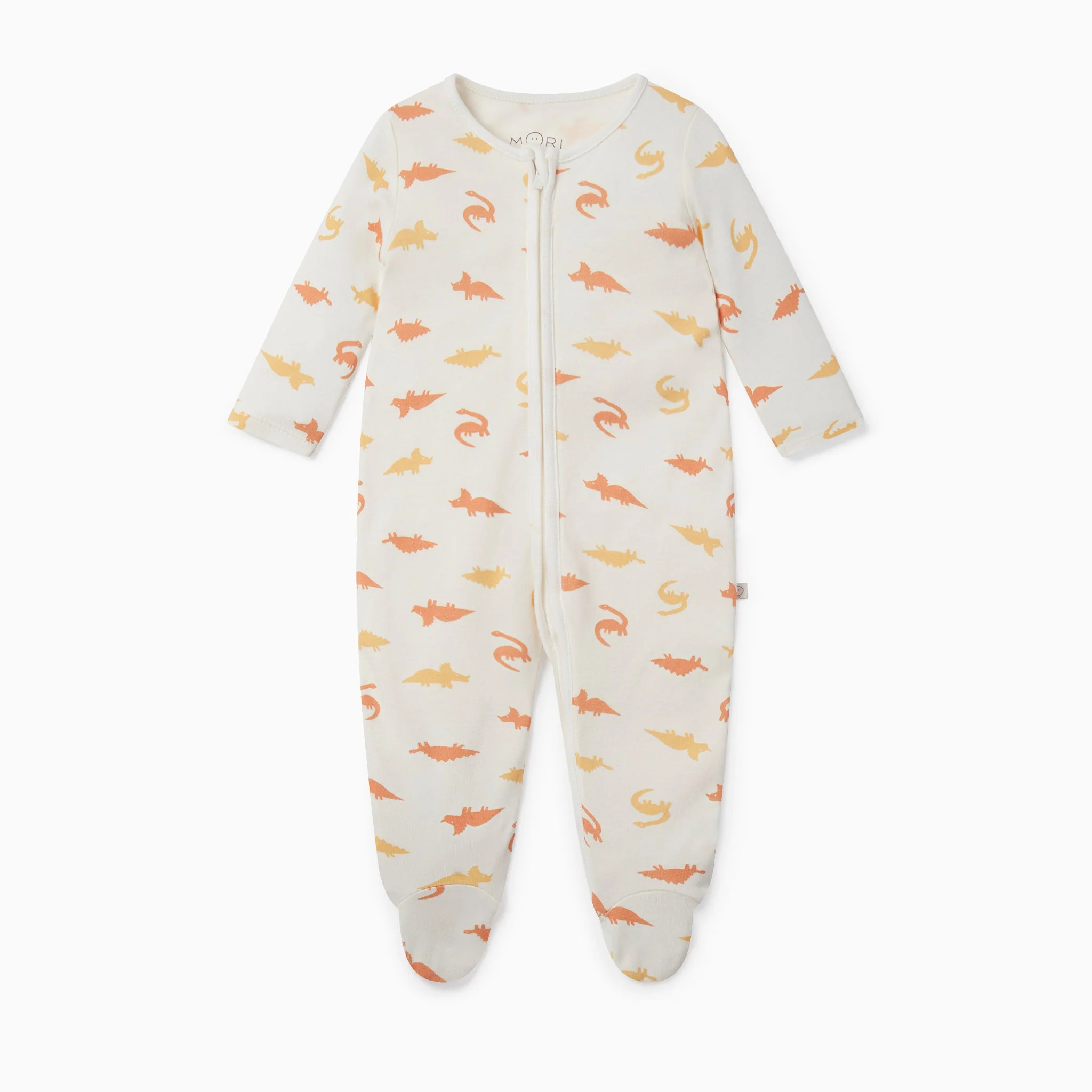 Dino Zip-Up Sleepsuit - Image 2