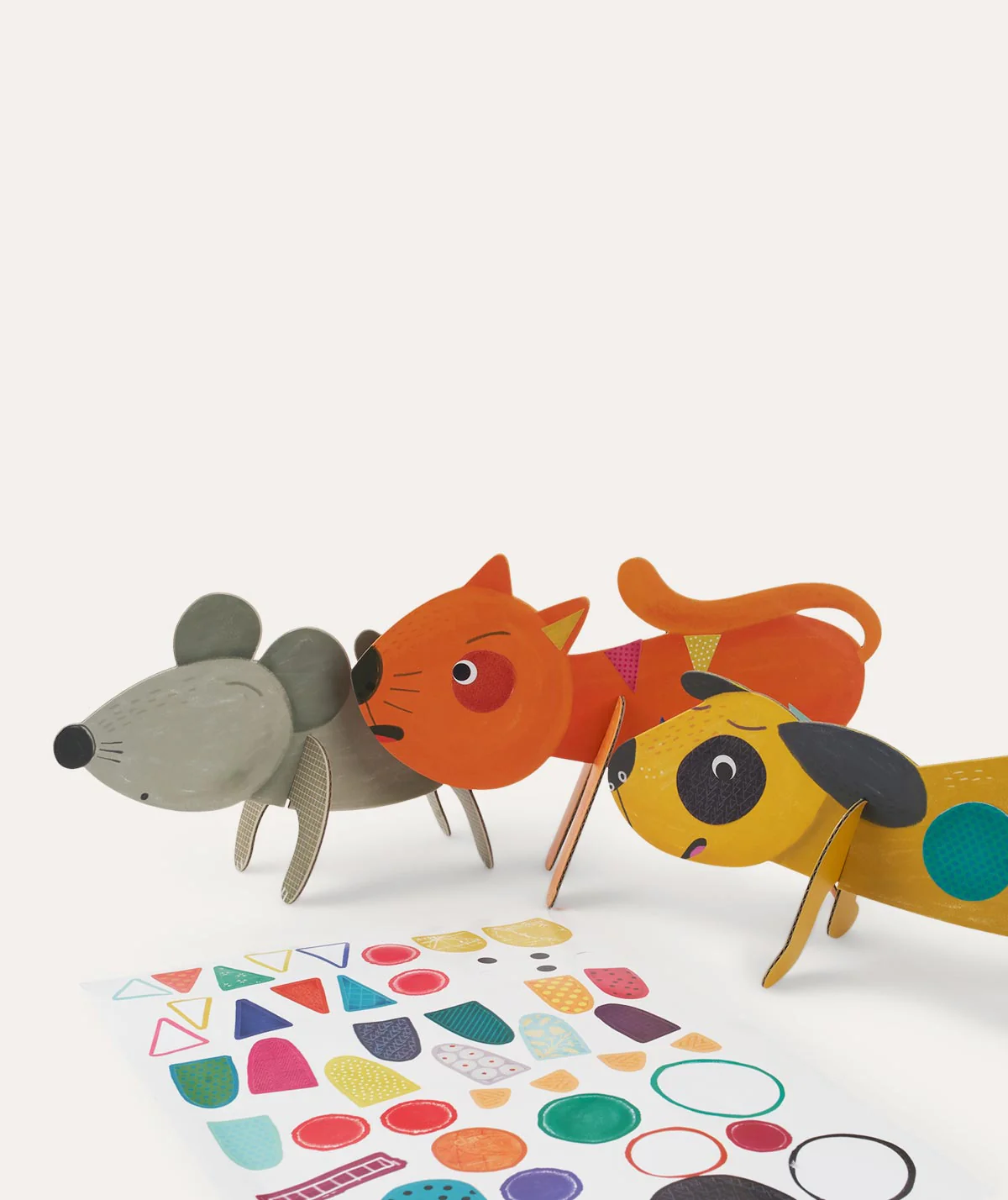Djeco 6 Crafts Activity Pack Animal Houses - Image 2