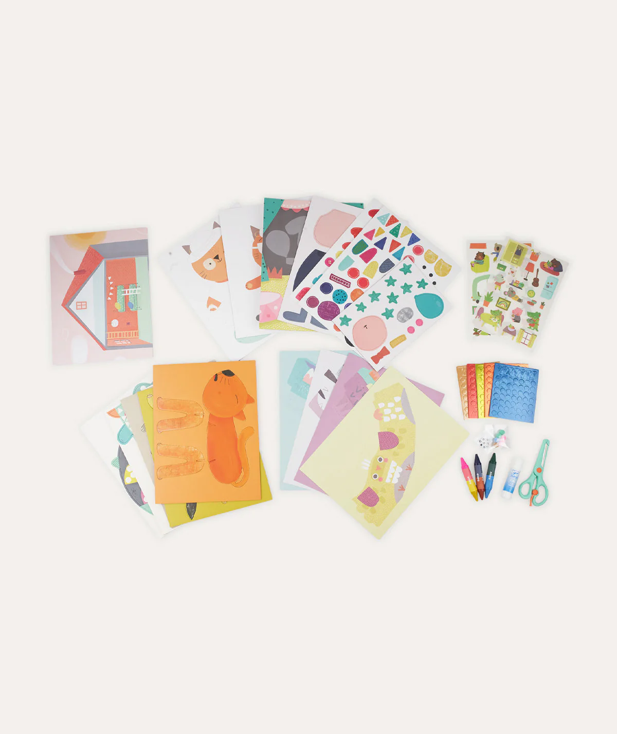 Djeco 6 Crafts Activity Pack Animal Houses - Image 3