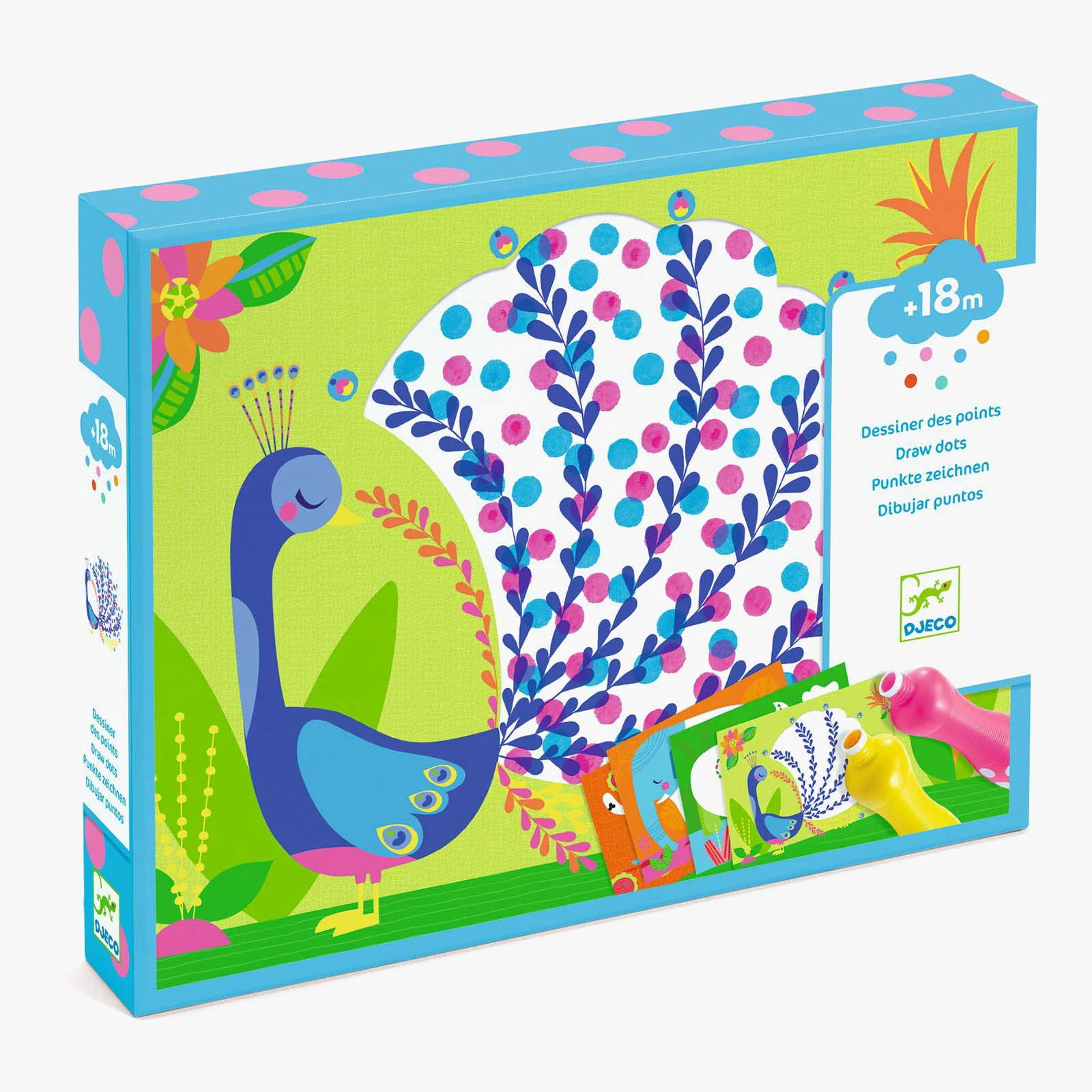 Djeco All about the dots art kit