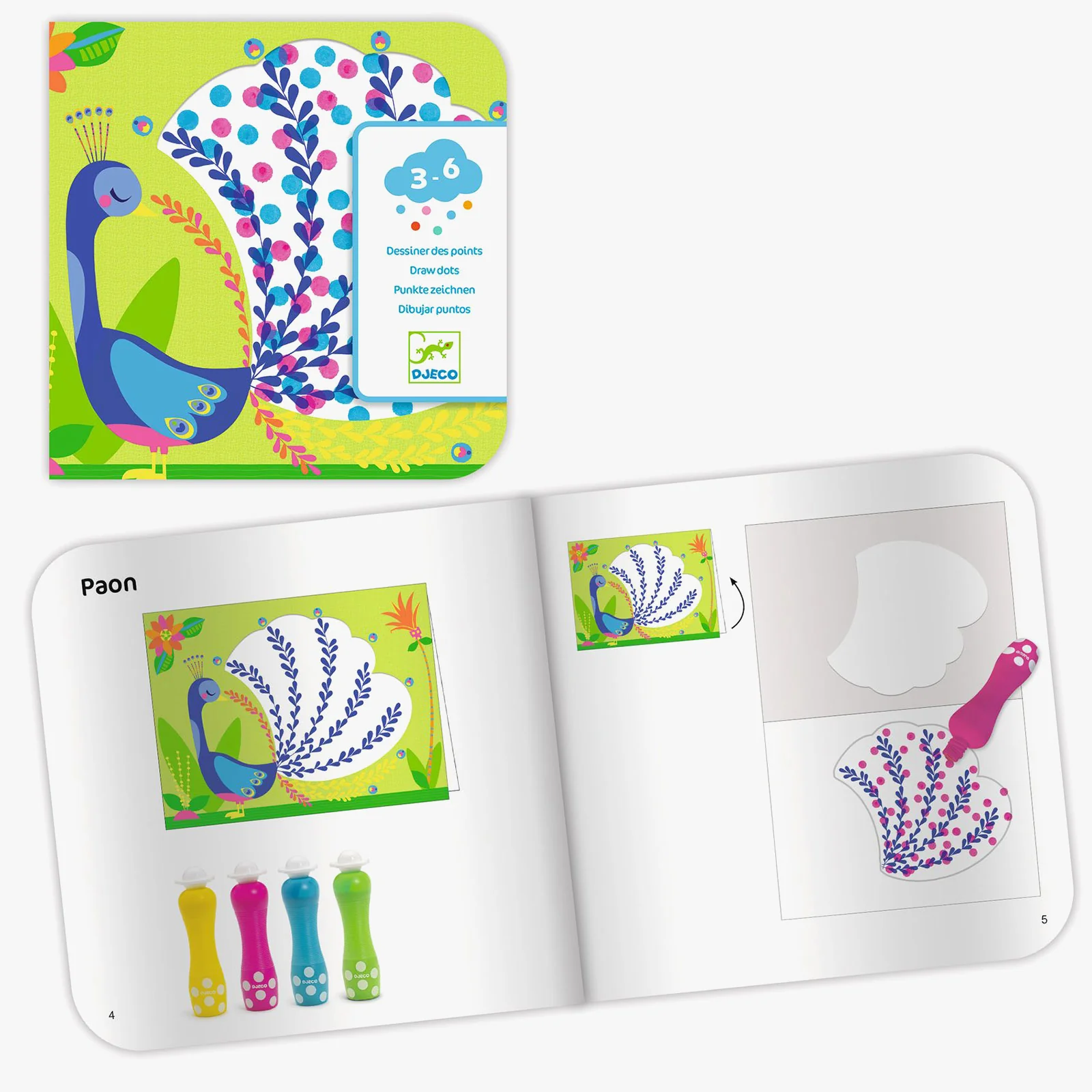 Djeco All about the dots art kit - Image 4