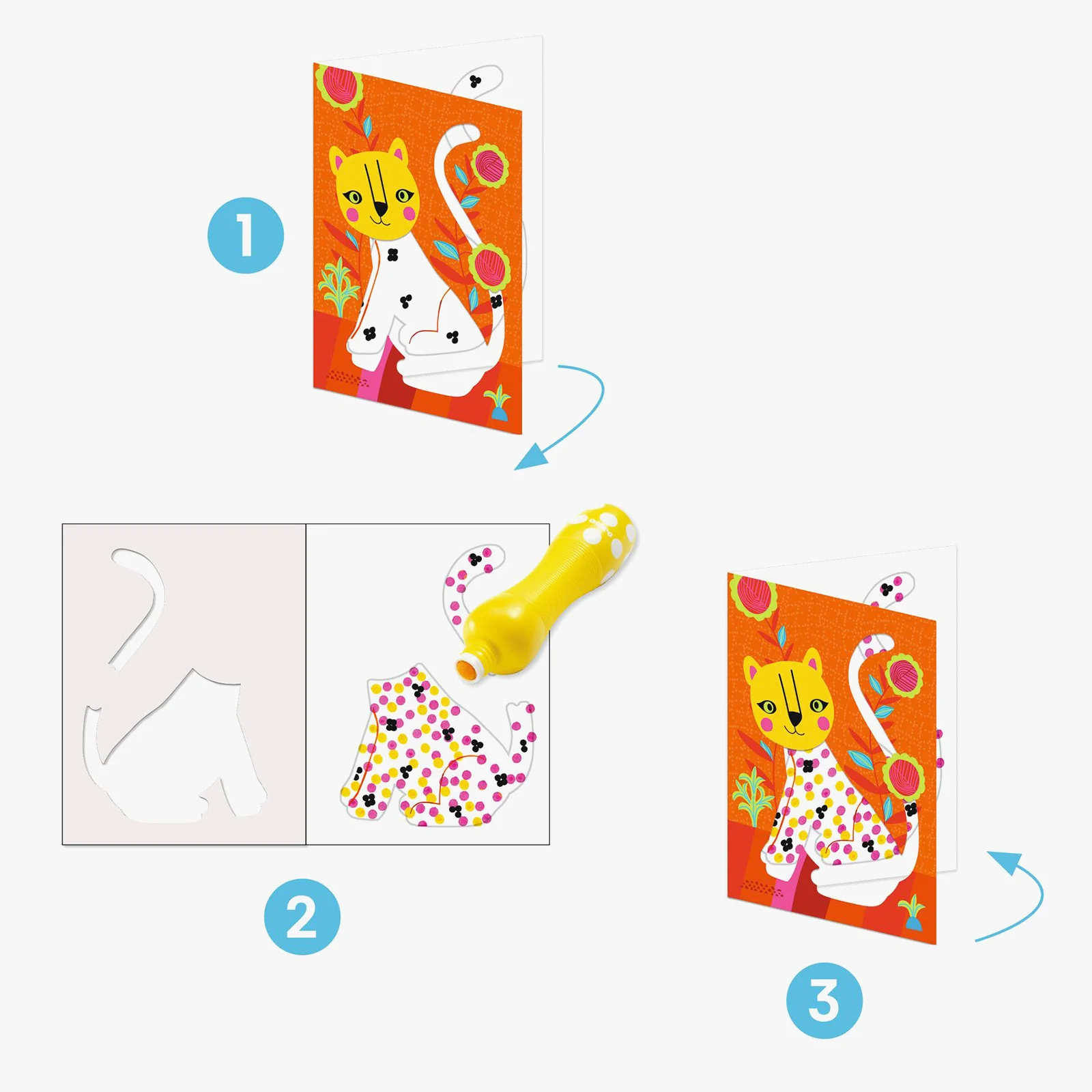 Djeco All about the dots art kit - Image 5