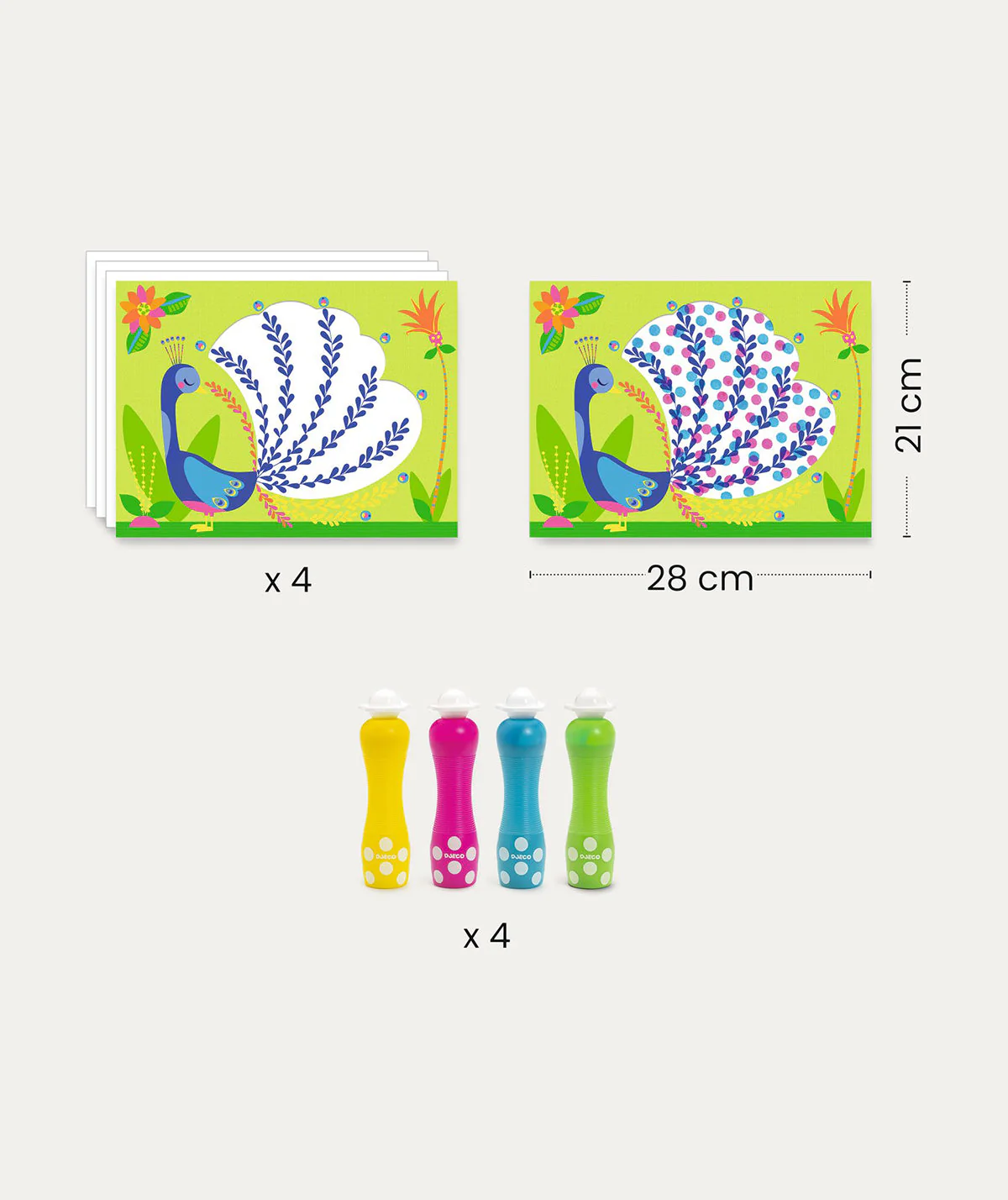 Djeco All about the dots art kit - Image 7