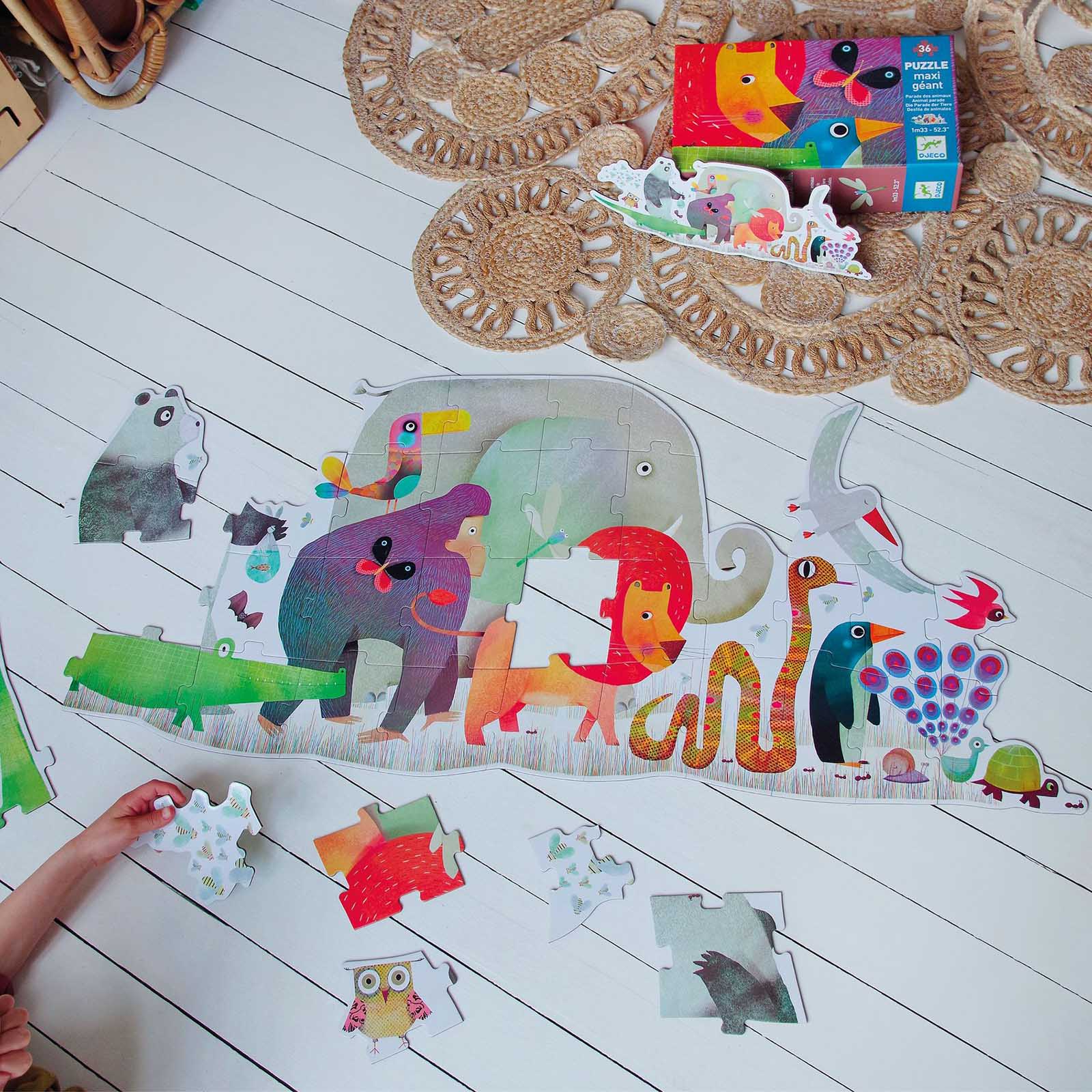 Djeco Animal Parade Puzzle 36 Piece - Image 3