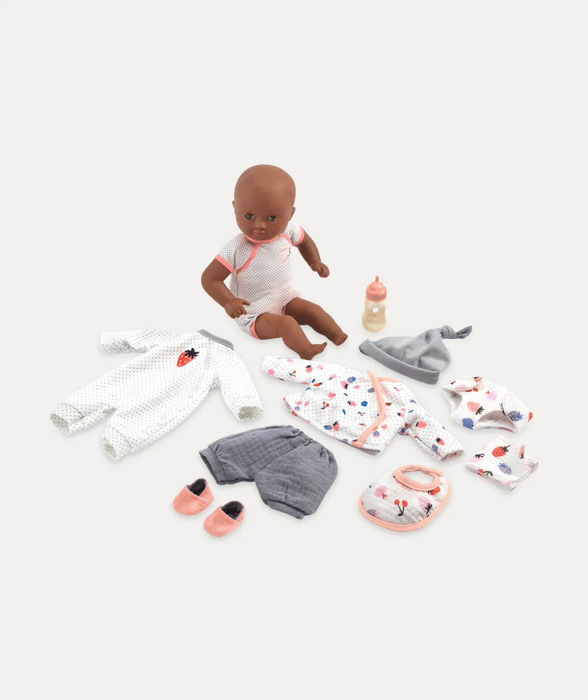 Djeco Baby Doll Suitcase Cerise - Image 2