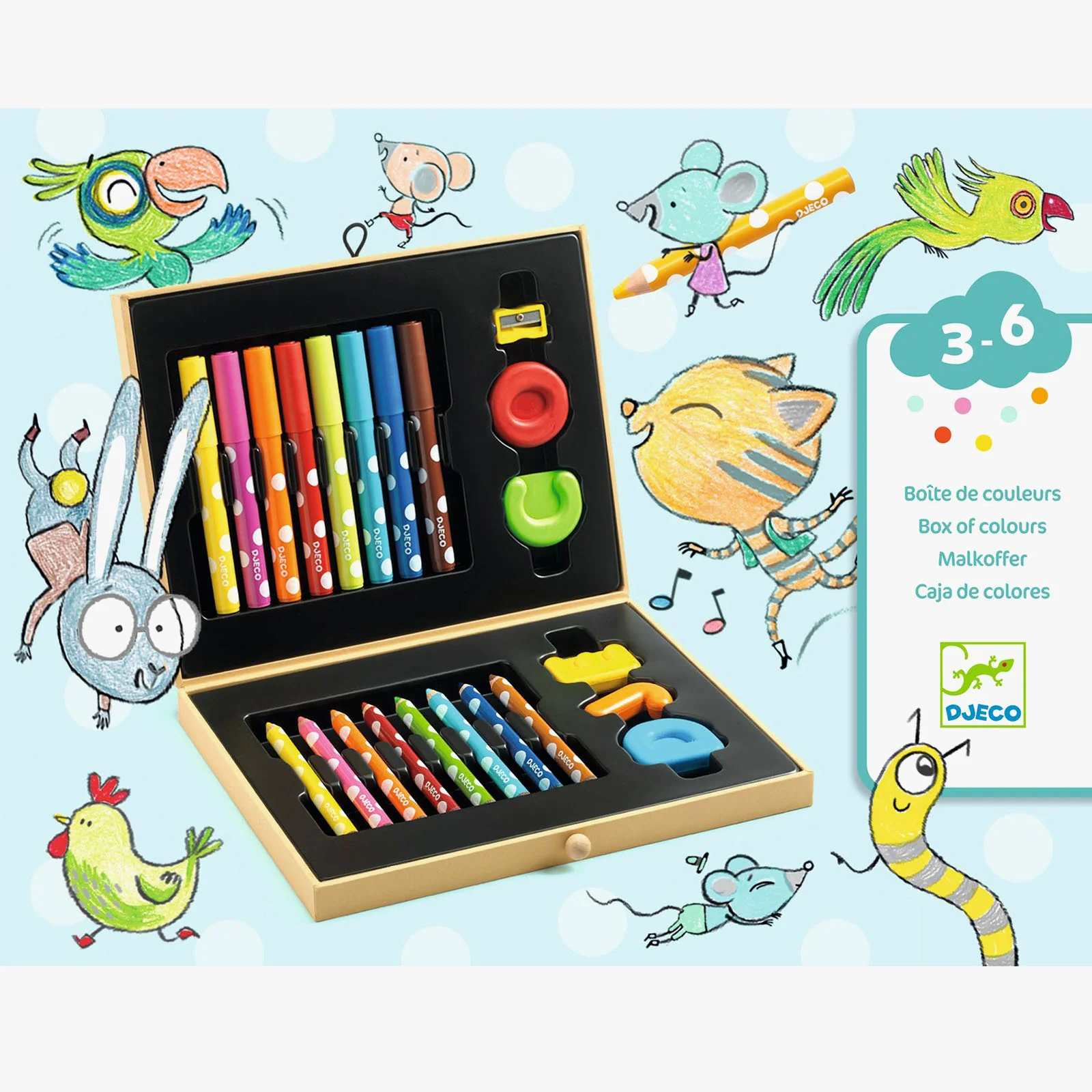 Djeco Box of Colours for Toddlers - Image 3