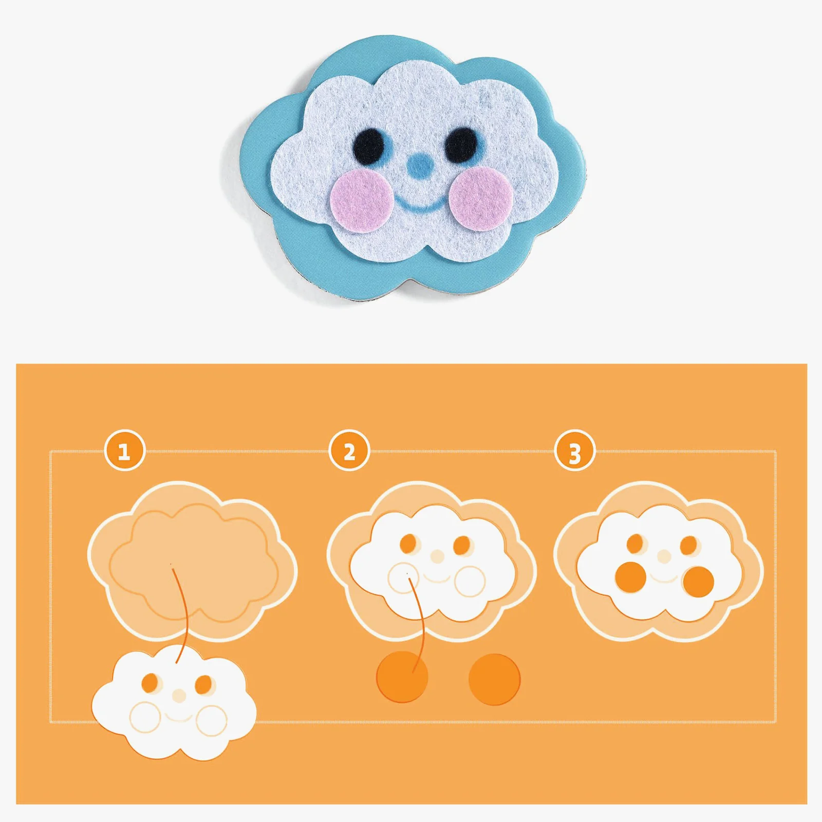 Djeco Funky Family Magnet Craft Kit - Image 6