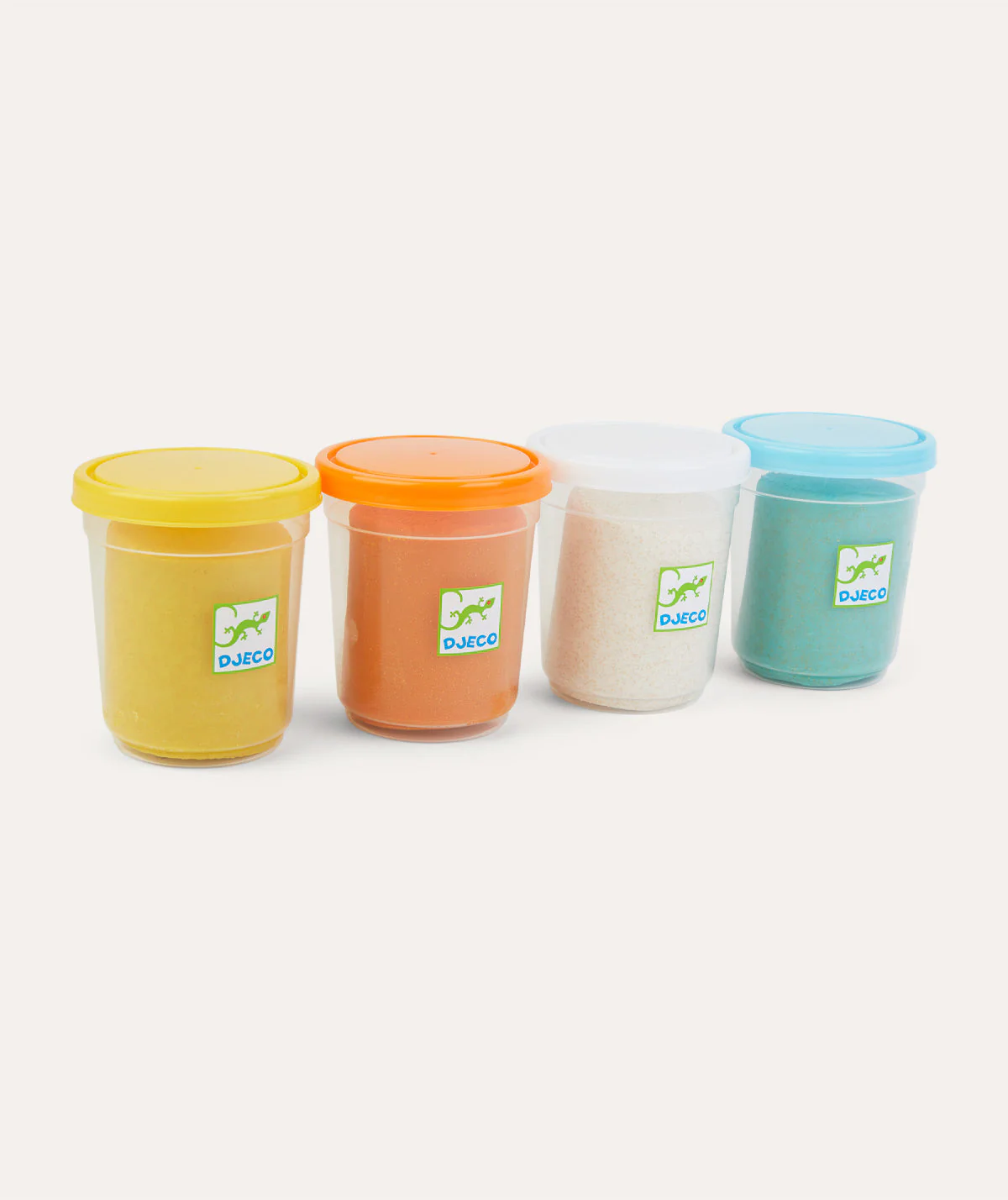Djeco Glittery Play Dough 4 Pots - Image 2