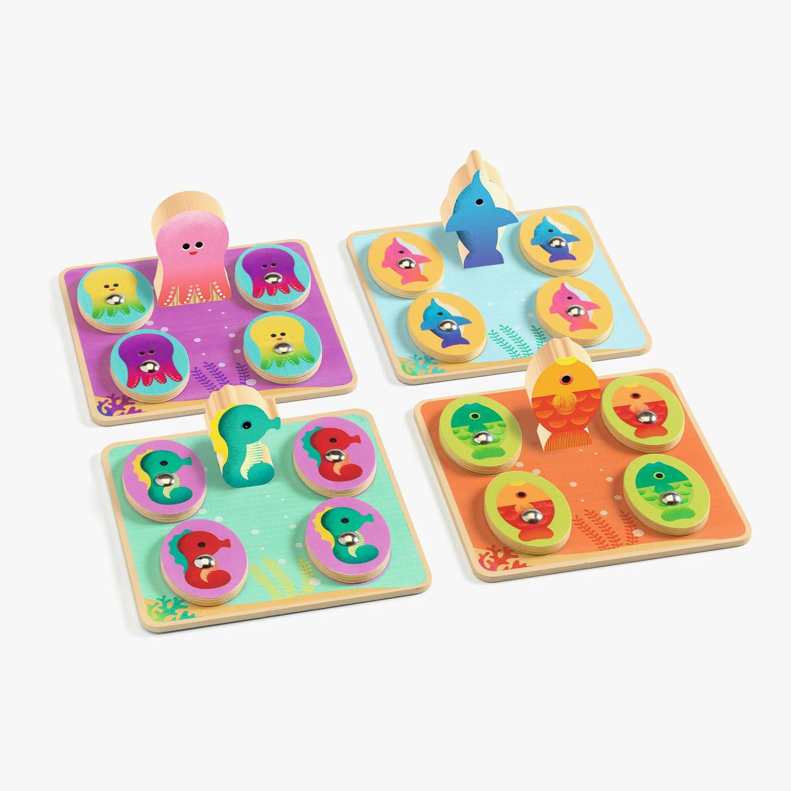 Djeco Ludo Sea 4-in-1 Games Set - Image 3