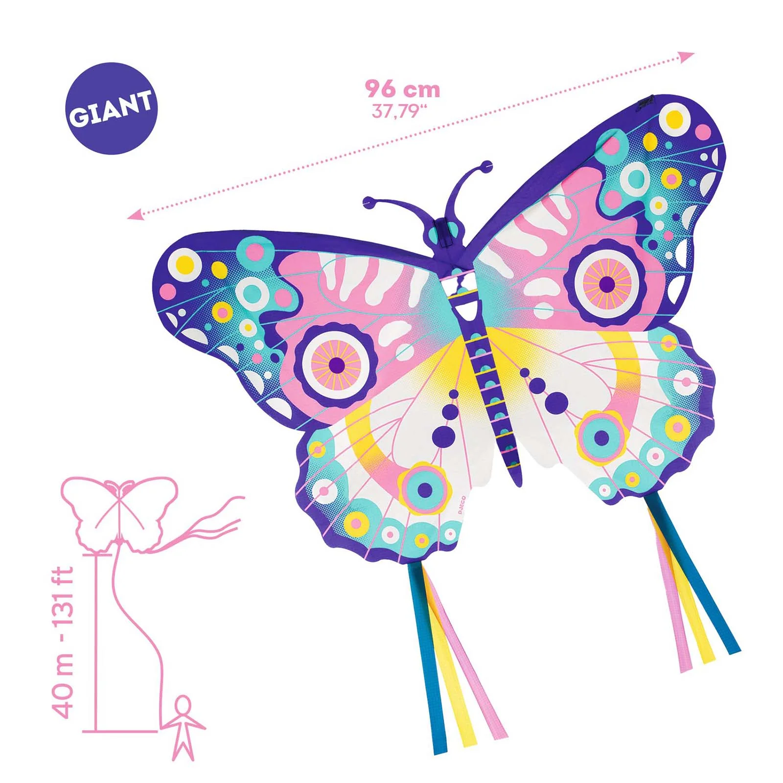 Djeco Maxi Butterfly Kite - Image 3