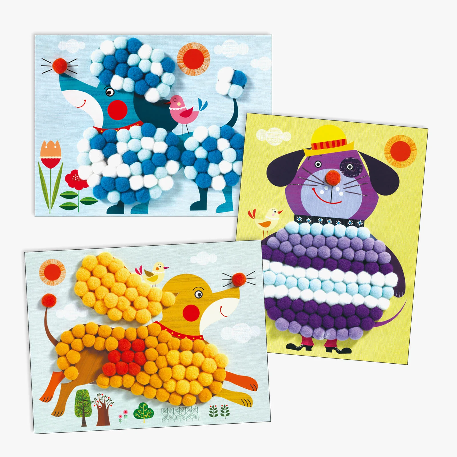 Djeco PomPom Puppies Collage Kit - Image 4