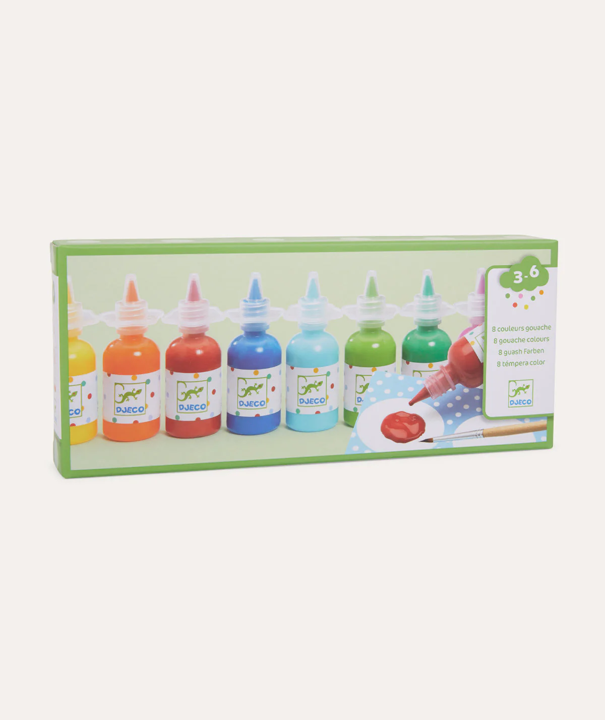 Djeco Poster Paint 8 Bottles - Image 5