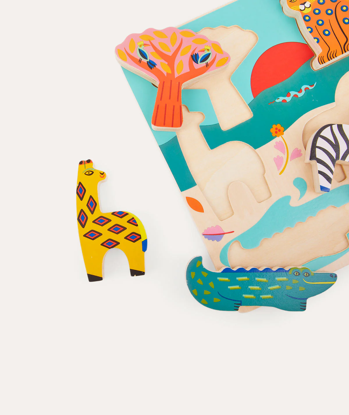 Djeco Savana Story Puzzle Play Set - Image 2