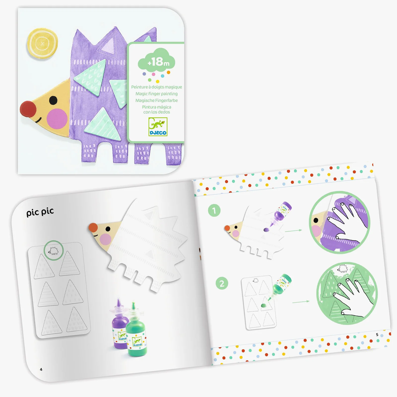 Djeco Small Forms Painting Set - Image 4