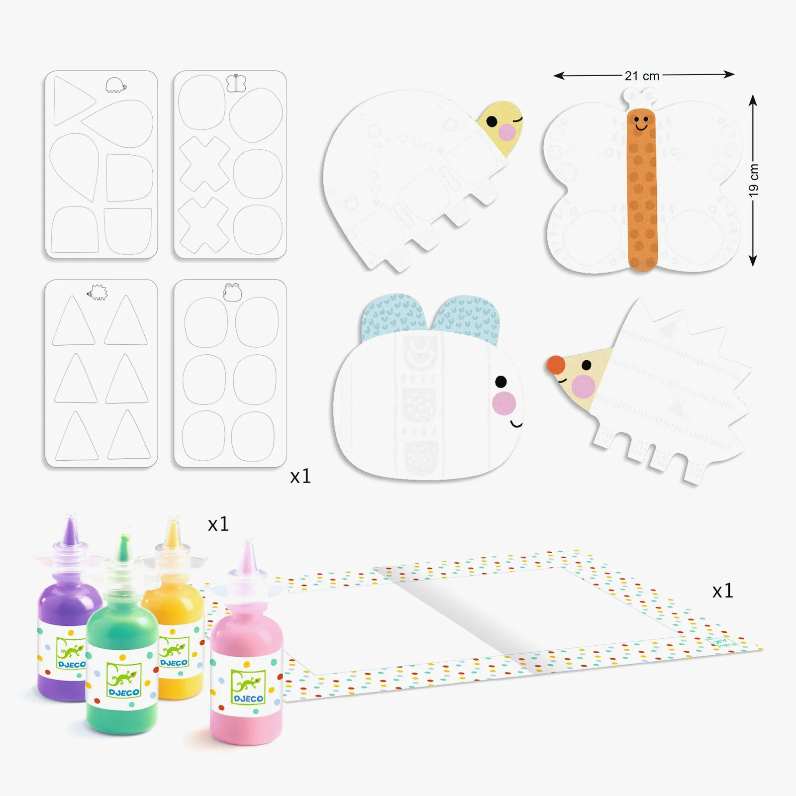 Djeco Small Forms Painting Set - Image 5
