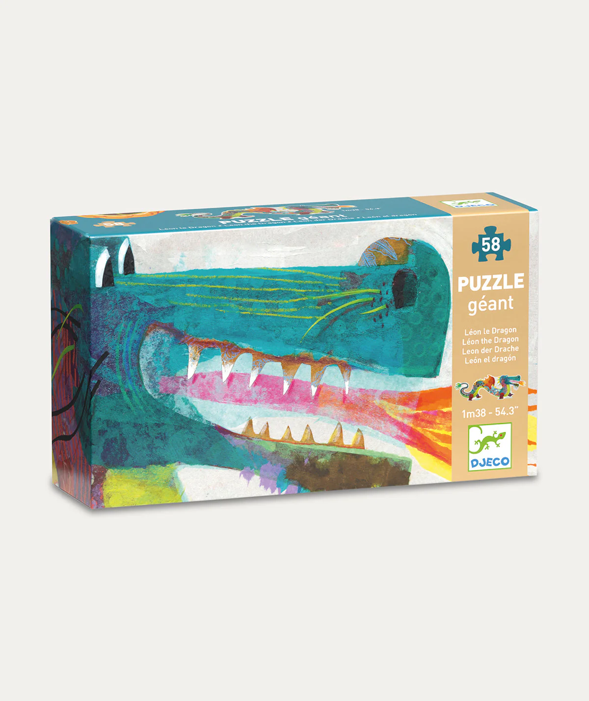 Djeoc 58 Piece Leon The Dragon Puzzle