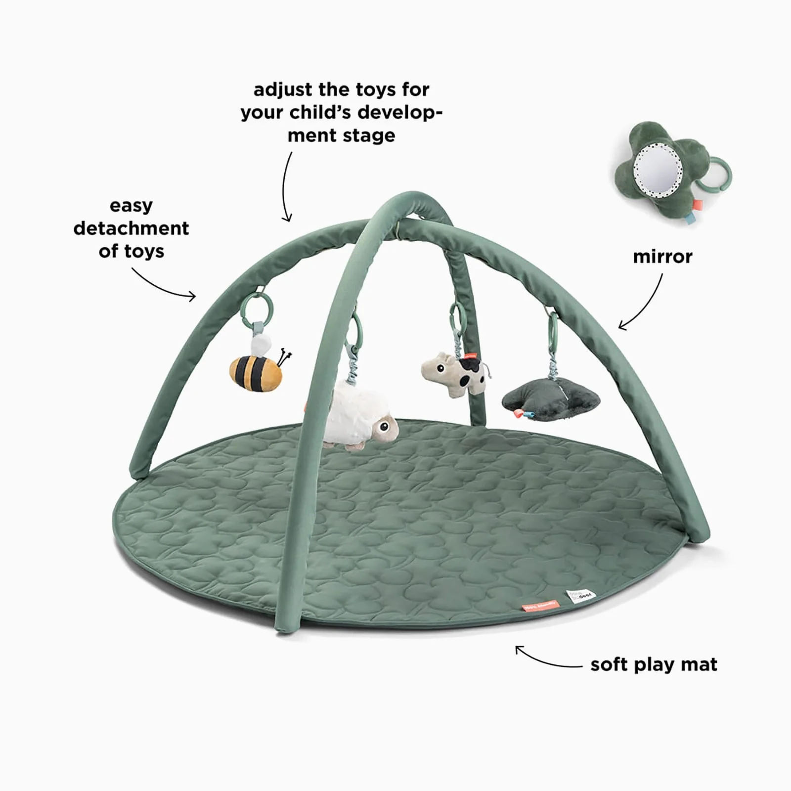 Done By Deer Activity Play Mat Tiny Farm - Image 2