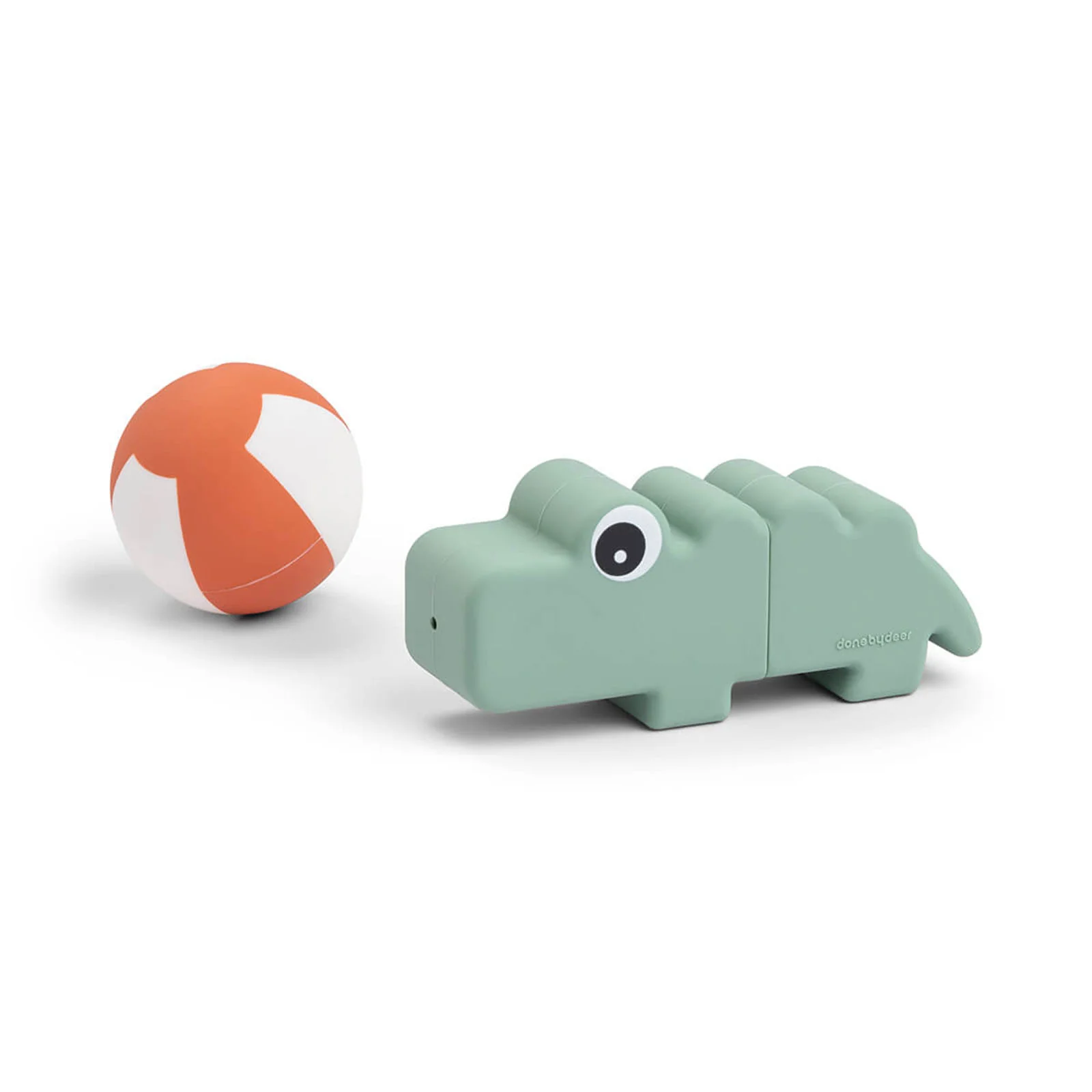 Done By Deer Bath Squirter Toy Croco Green