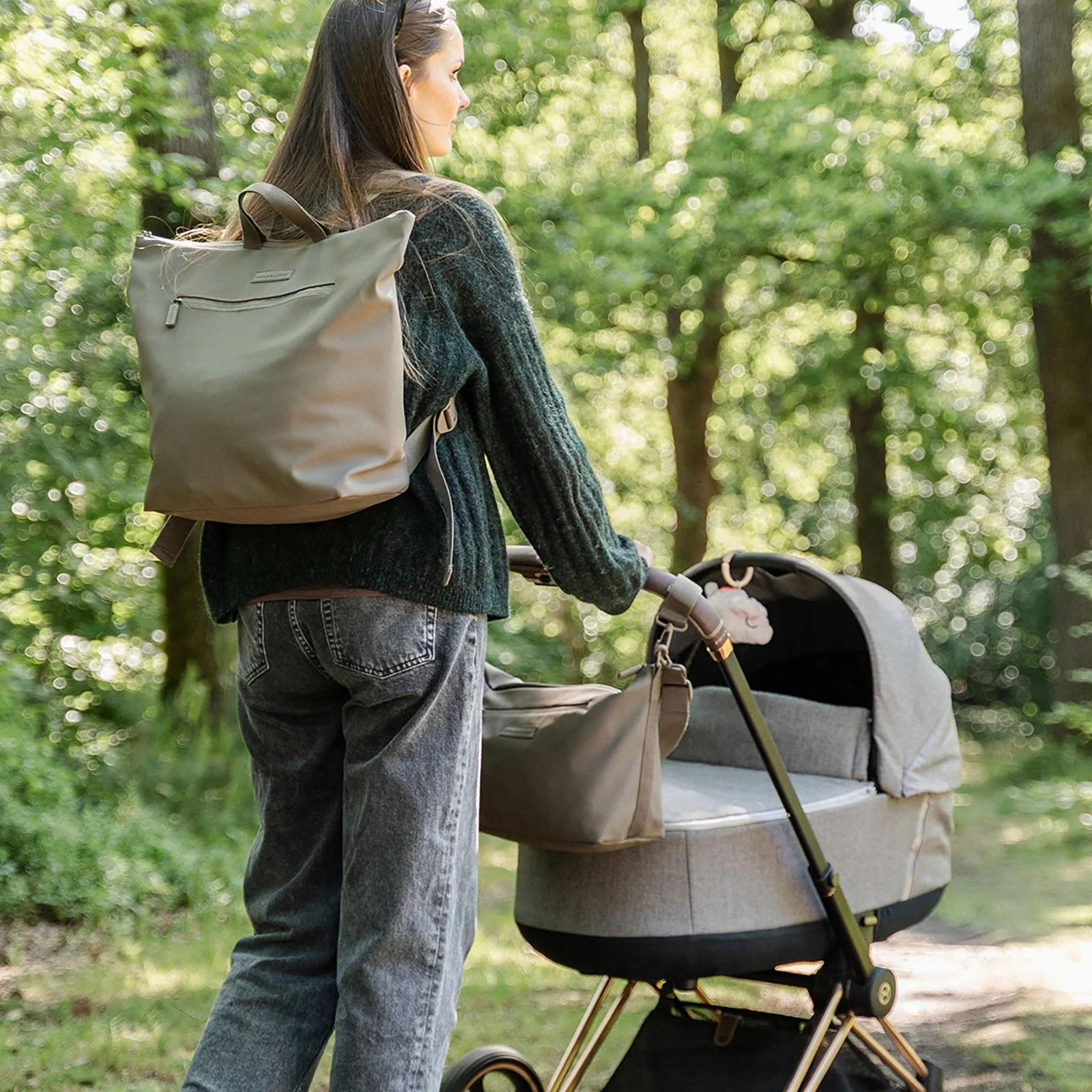 Done By Deer Changing Backpack - Taupe - Image 7