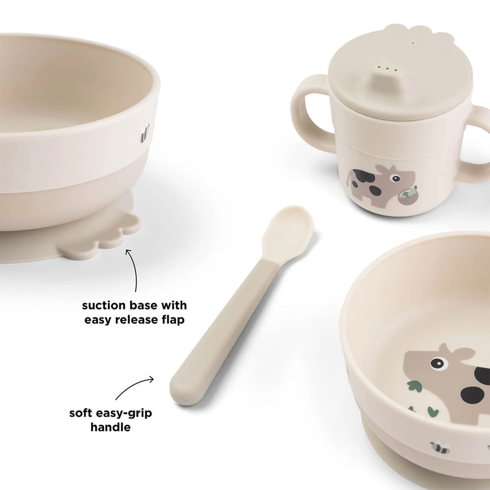 Done By Deer Foodie First Meal Set Suction Tiny Farm Sand - Image 2
