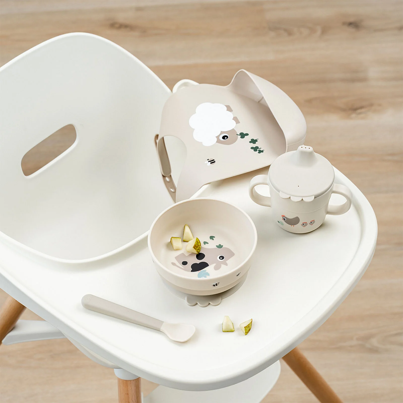 Done By Deer Foodie First Meal Set Suction Tiny Farm Sand - Image 5