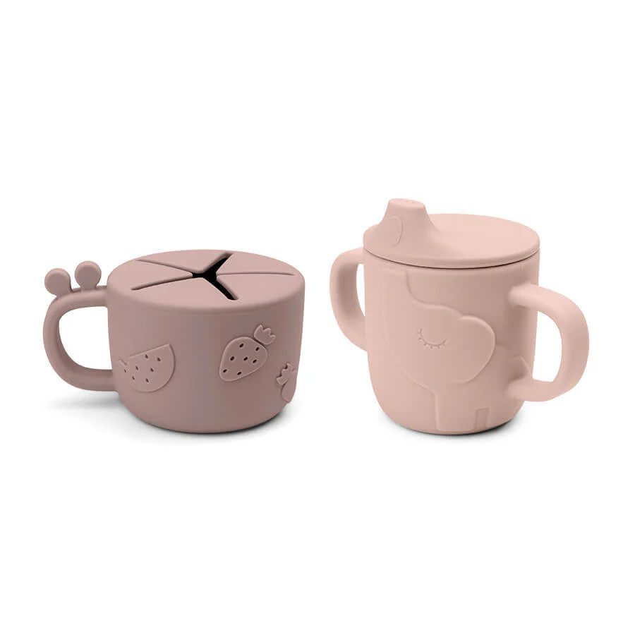 Done by Deer Friends Silicone Spout Cup & Snack Cup Set - Image 2