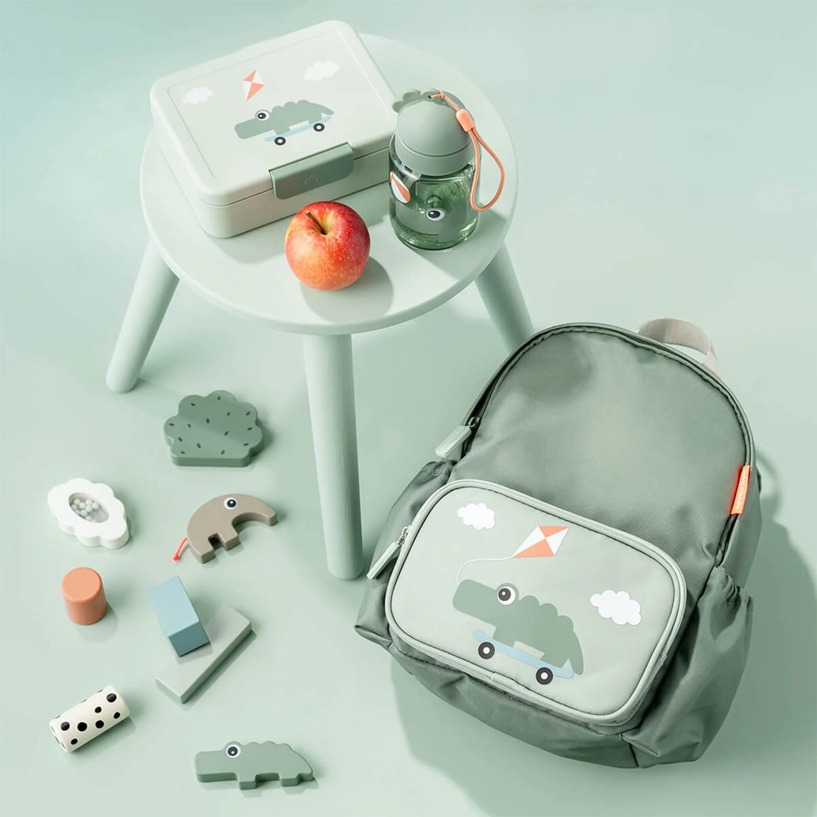 Done By Deer Kids Backpack Playground Green 7.5 L - Image 3