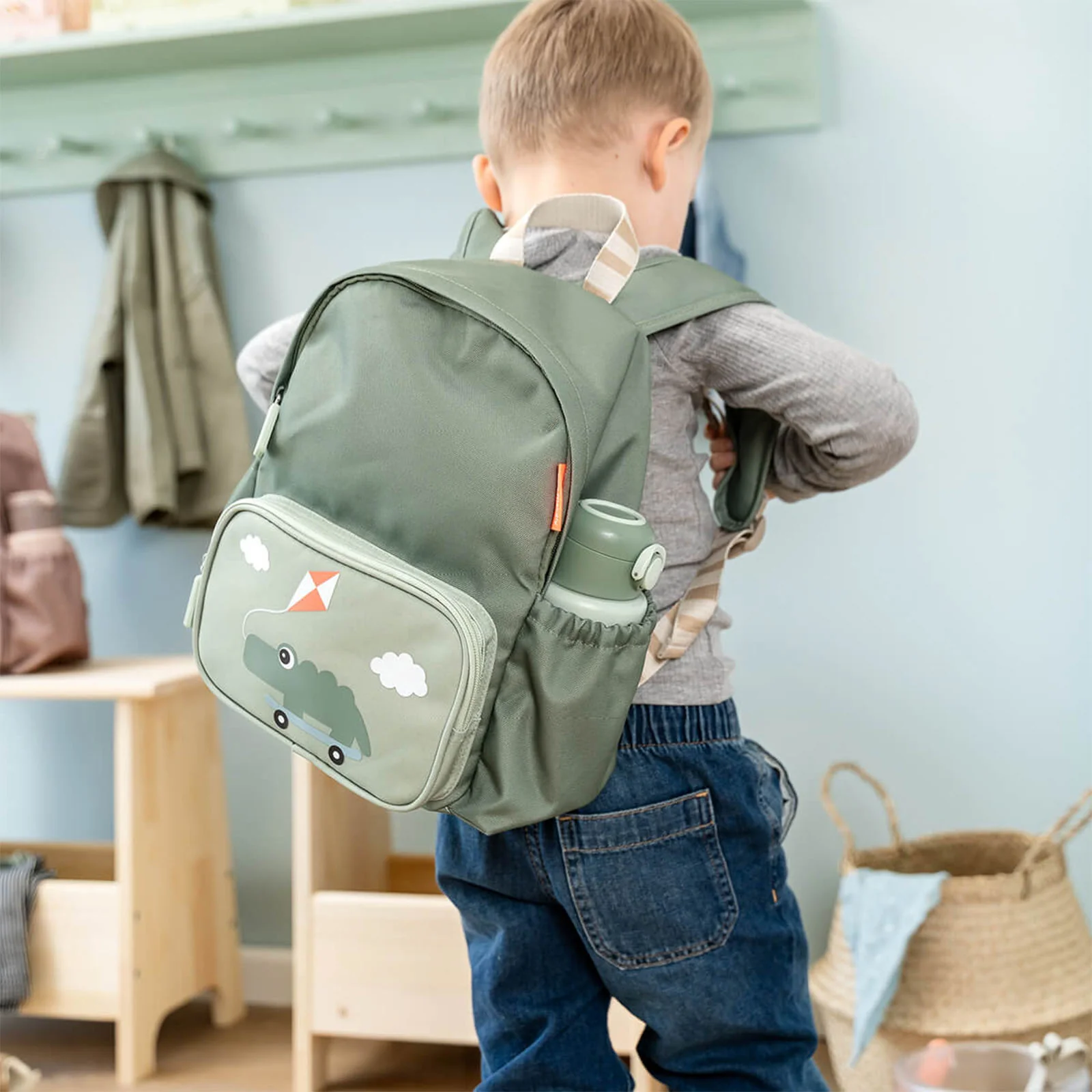 Done By Deer Kids Backpack Playground Green 7.5 L - Image 4