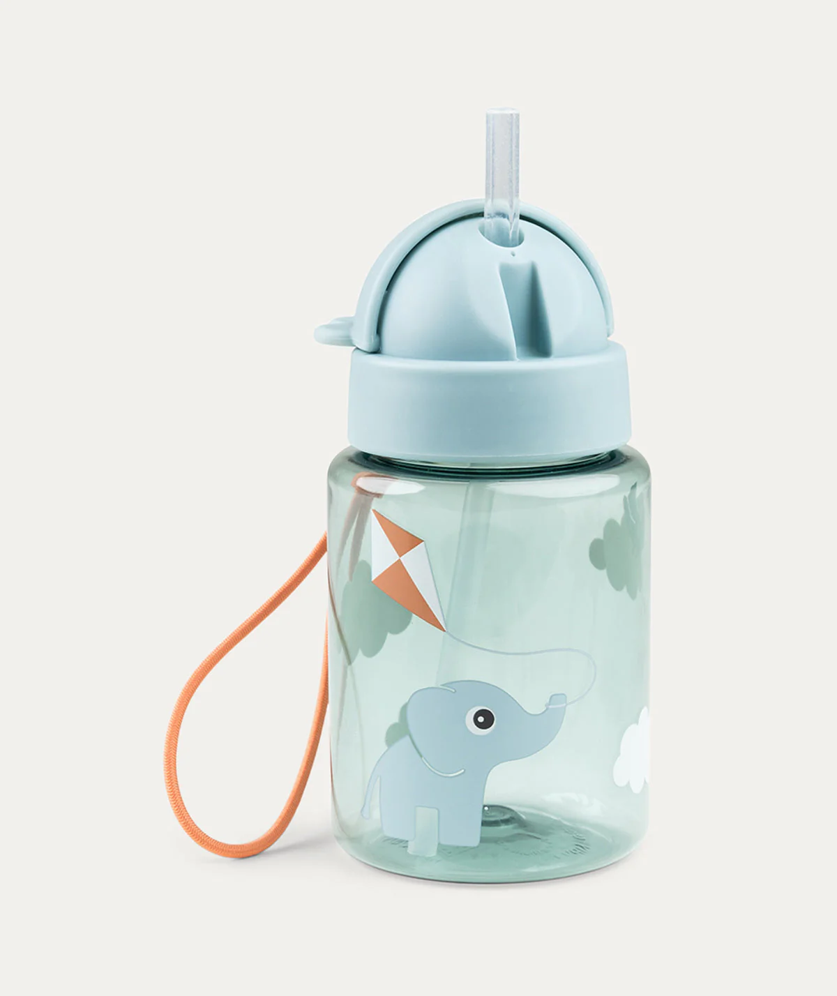 Done By Deer Lunch & Snack Box with straw Bottle Playground Blue - Image 3