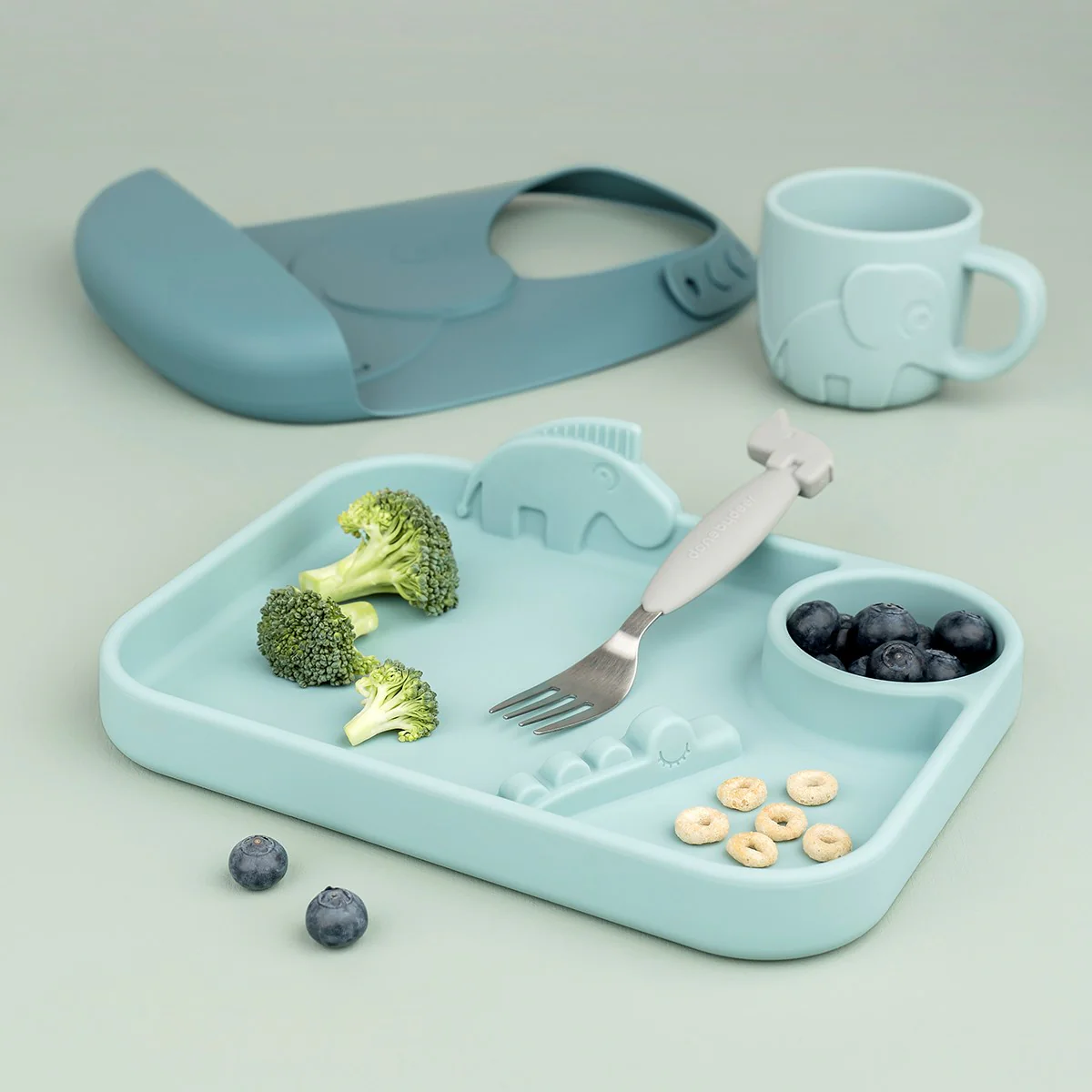 Done by Deer Silicone Peekaboo Compartment Plate - Image 6