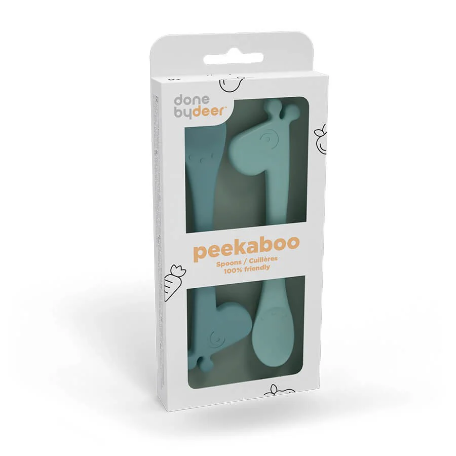 Done by Deer Silicone Raffi Feeding Spoon 2 Pack - Image 5