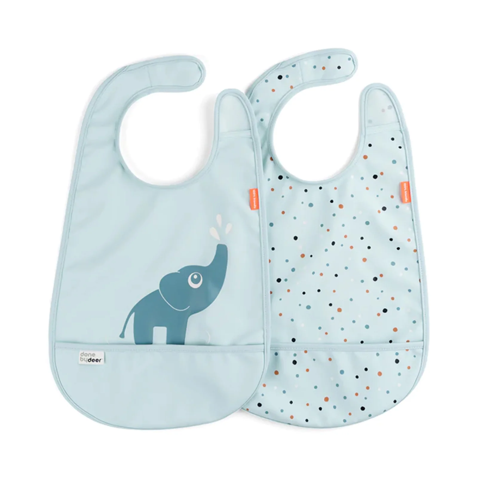 Done by Deer Velcro Bib 2 Pack - Image 4