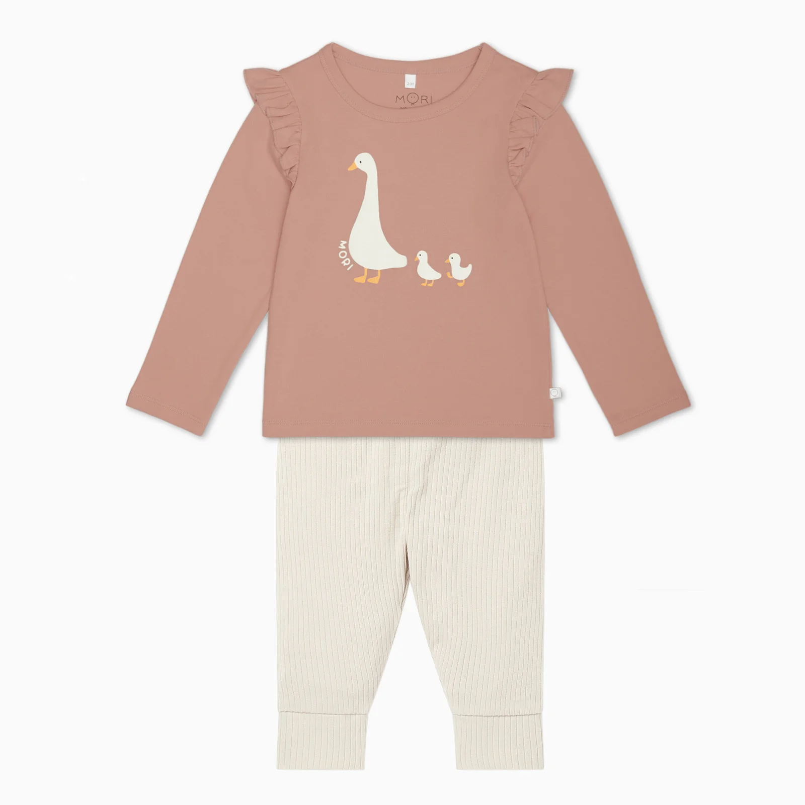 Duck Frilled Top & Leggings Outfit - Image 2