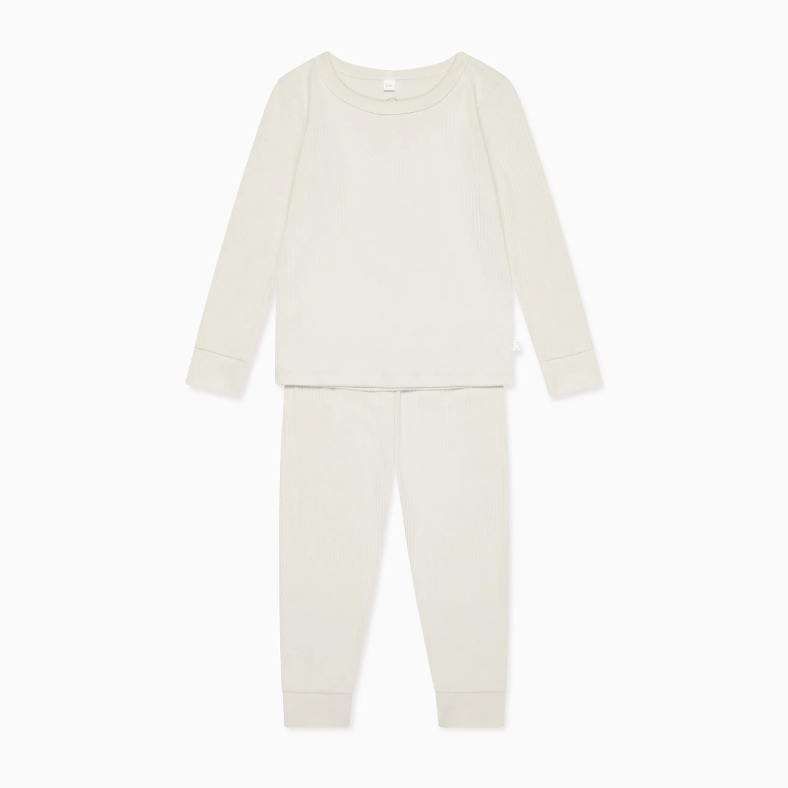 Ecru Ribbed Pyjamas - Image 5
