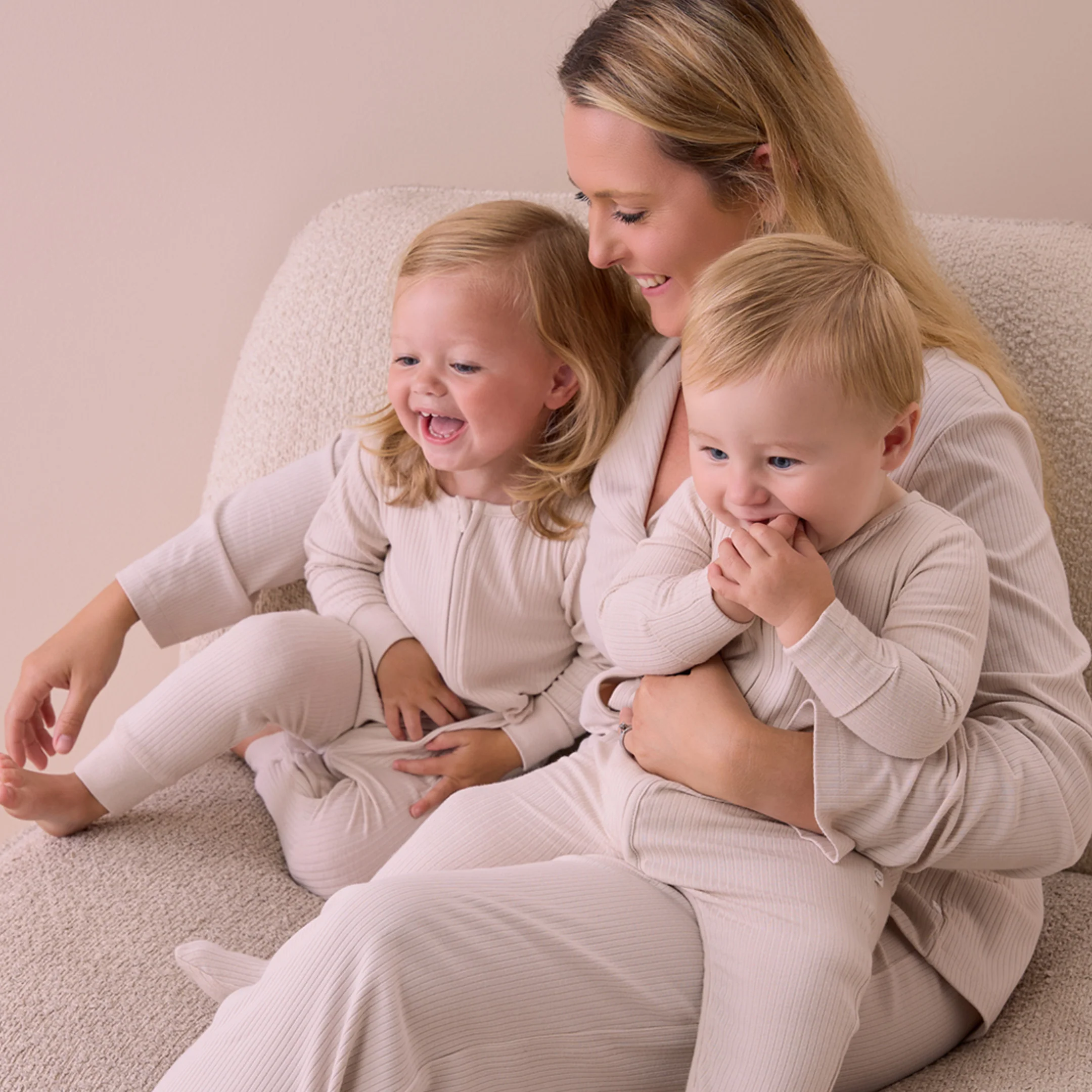 Ecru Ribbed Pyjamas - Image 6