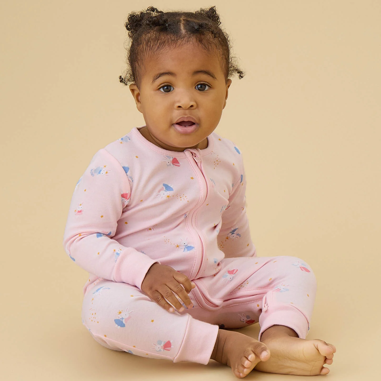 Enchanted Bunnies Clever Zip Sleepsuit - Image 4