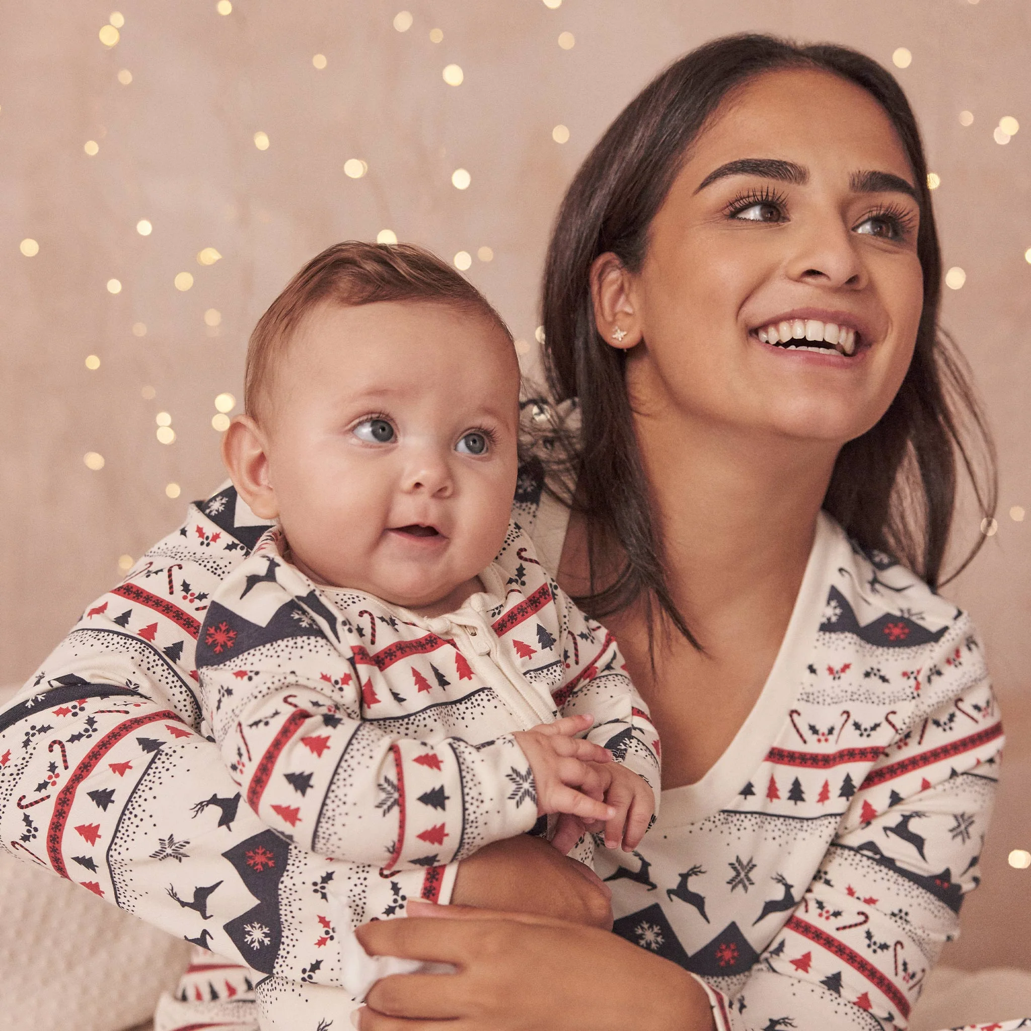 Fair Isle Navy Women's Pyjamas - Image 4