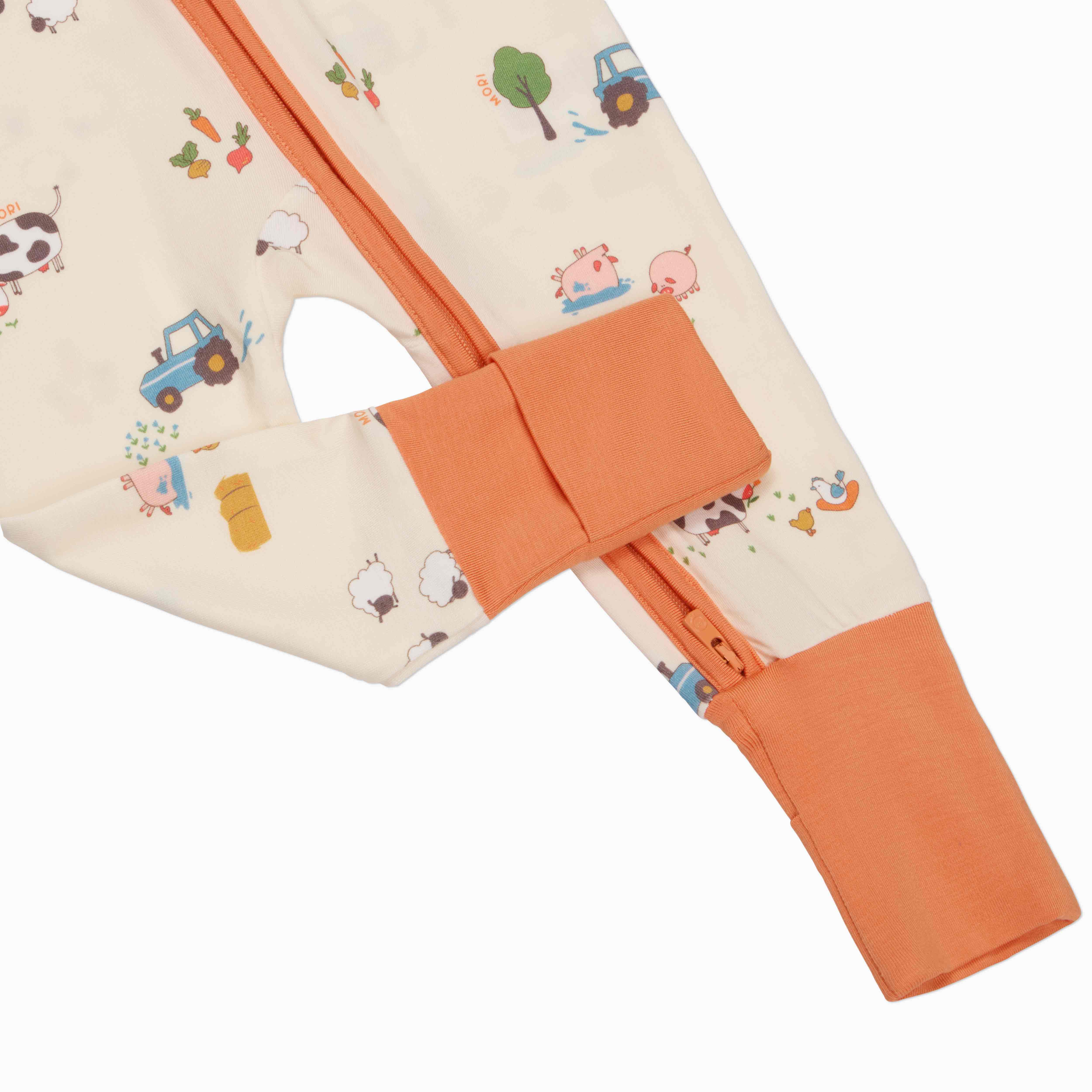 Farmyard Clever Zip Sleepsuit - Image 6
